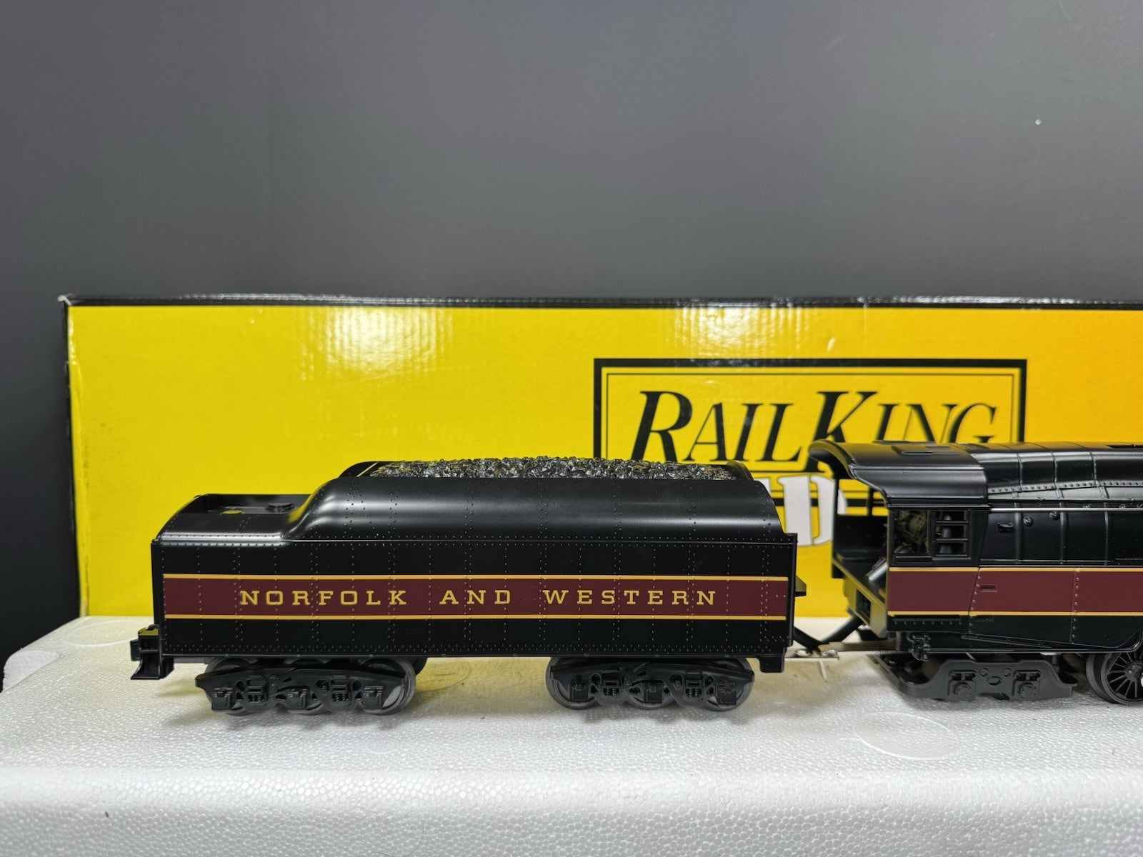 MTH RailKing 30-4184-1E Norfolk & Western J-class steam engine #612 PS2 BCR LNIB8