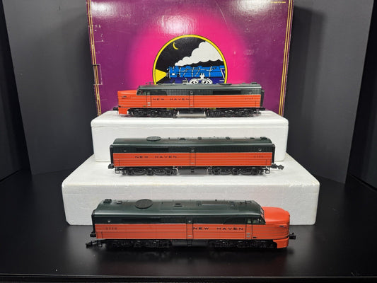MTH 20-2635-1 New Haven NH Alco PA diesel engine ABA set #0767 PS2 BCR EX0