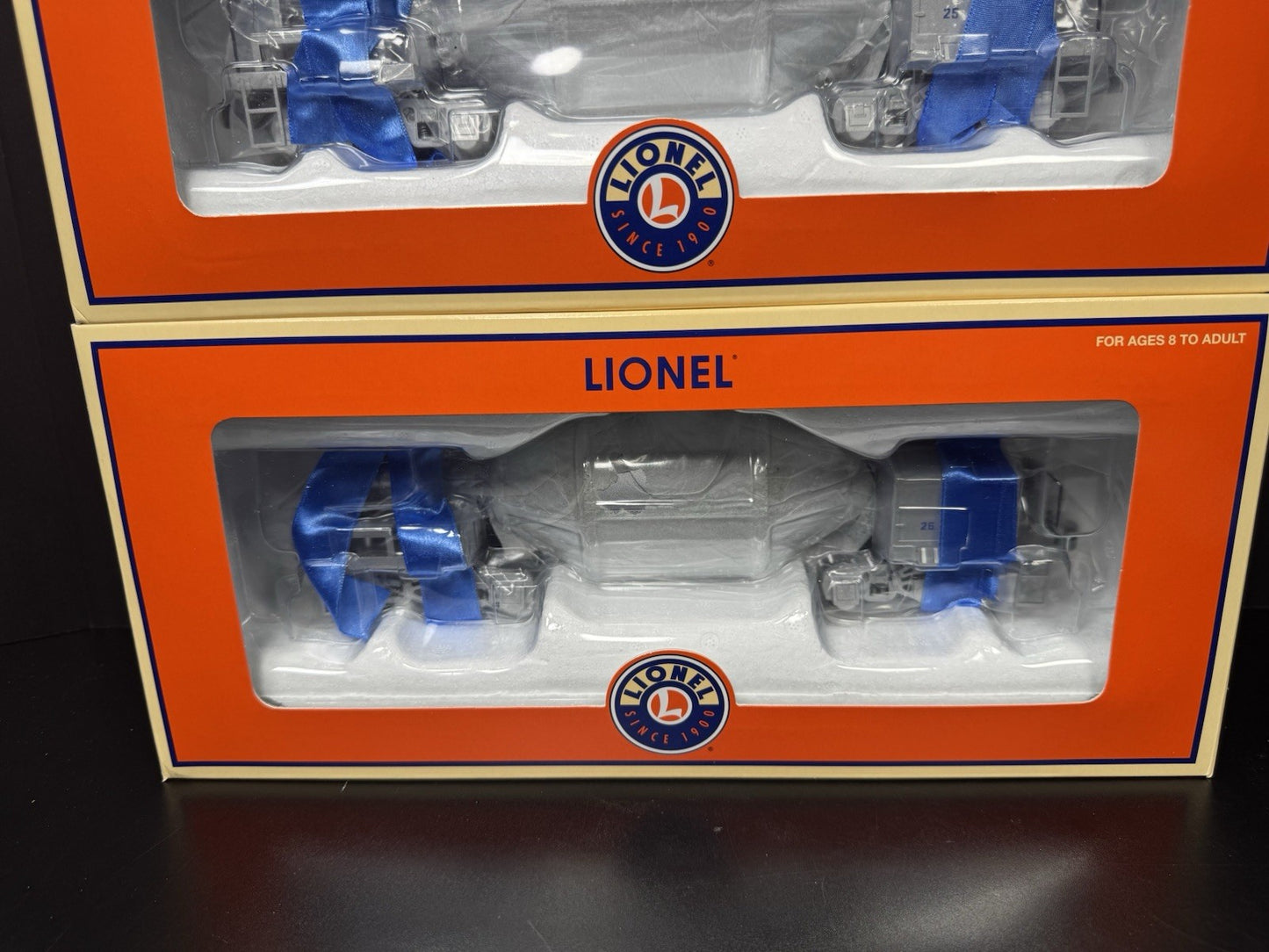 Lionel 6-29469 U.S. Steel hot metal car w flickering load 3-pack NIB3