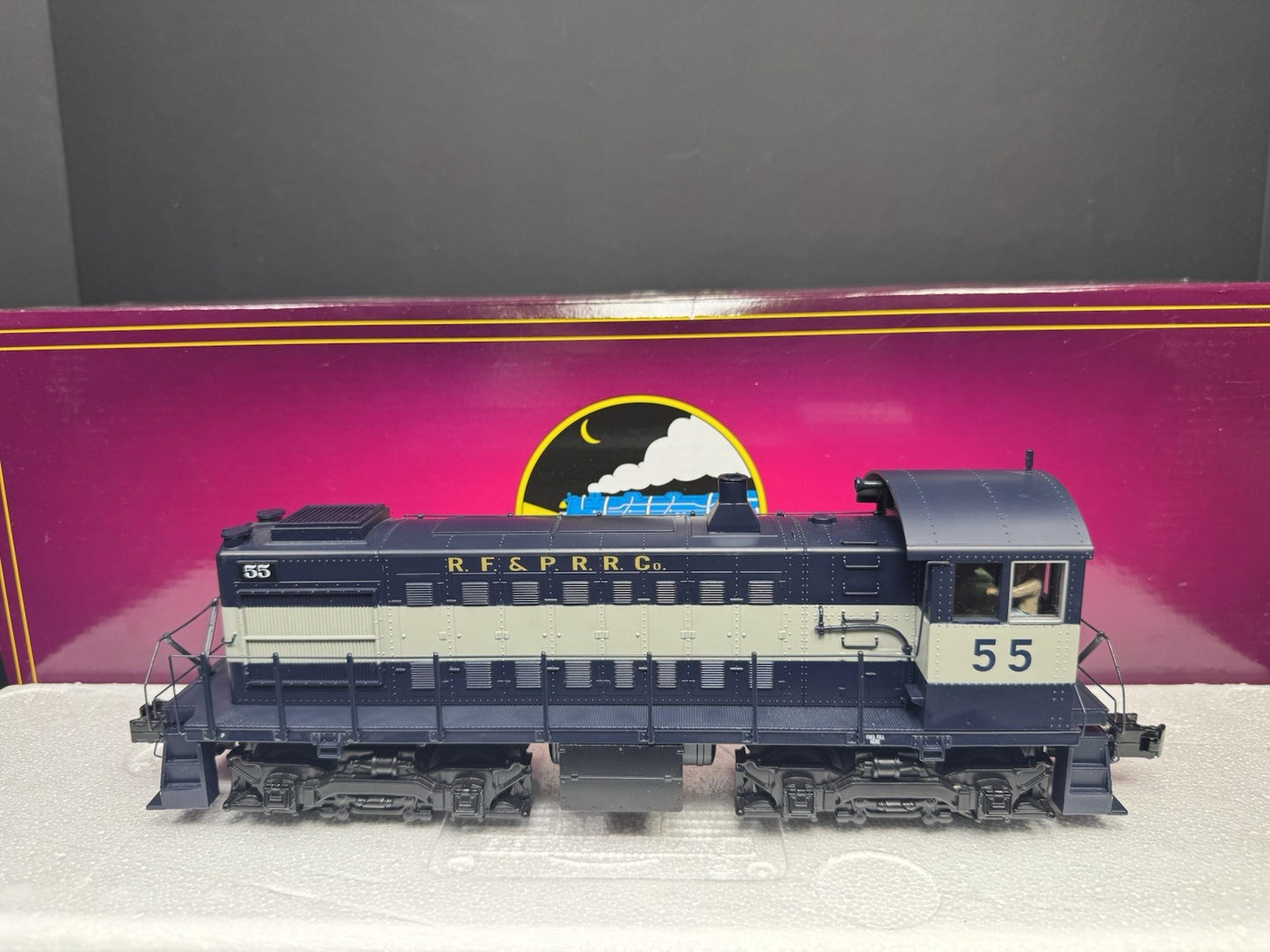 MTH 20-21181-1 Richmond RF&P Alco S-2 diesel switcher engine #55 PS3 LNIB2