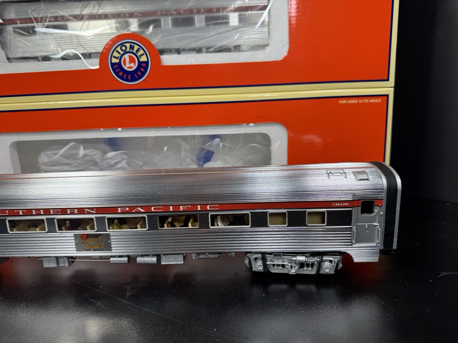 Lionel 6-20005 Southern Pacific Sunset Limited 18" aluminum passenger set NIB3