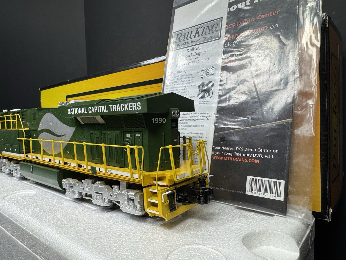 MTH RailKing 30-20480-1 National Capital Trackers ES44AC diesel engine PS3 NIB4