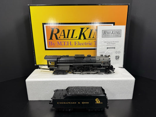 MTH RailKing 30-1764-1 C&O 2-8-4 Berkshire steam engine #2699 PS3 LNIB0