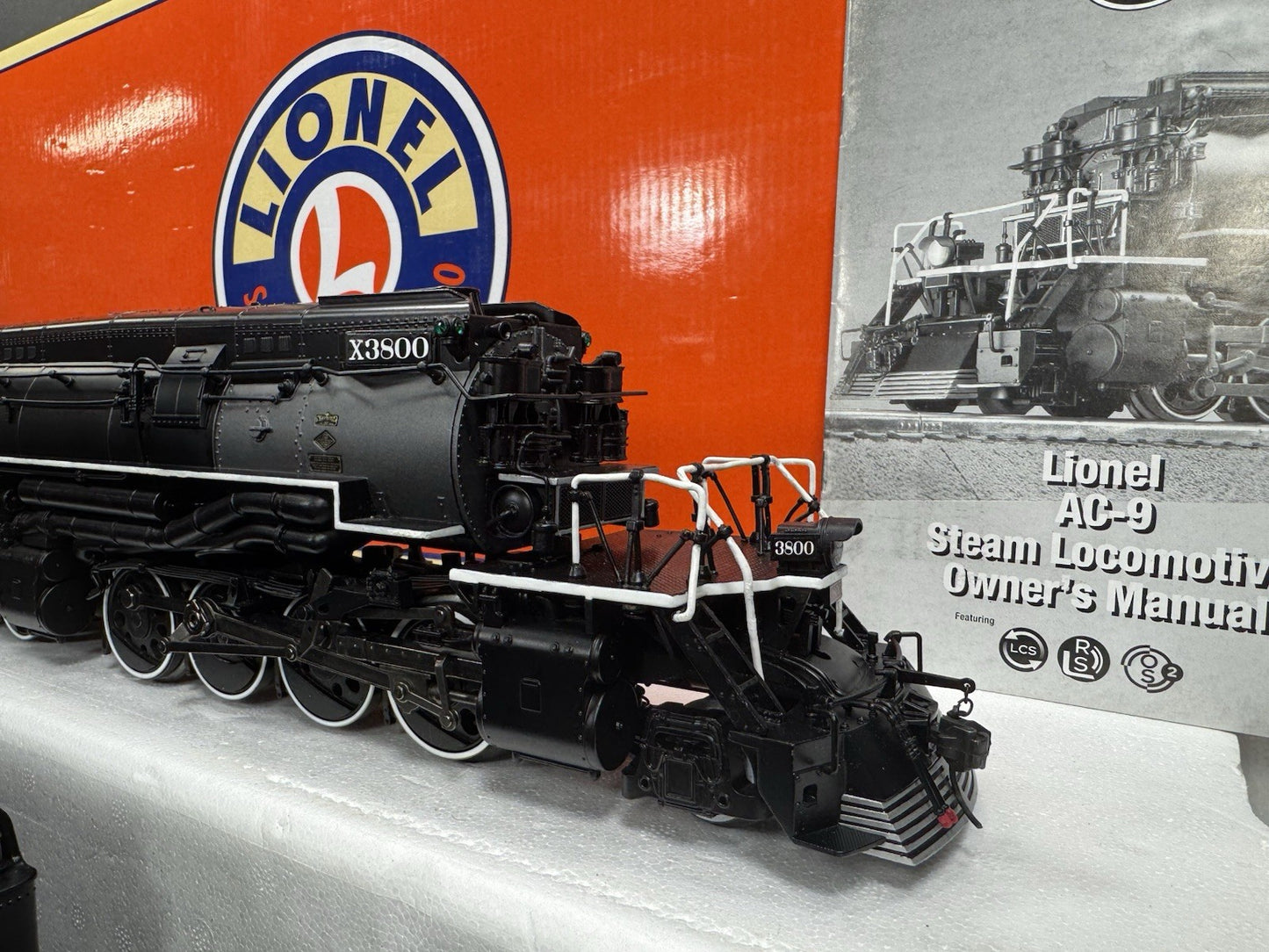Lionel LEGACY 6-84248 Southern Pacific SP AC-9 steam engine #3800 EX8