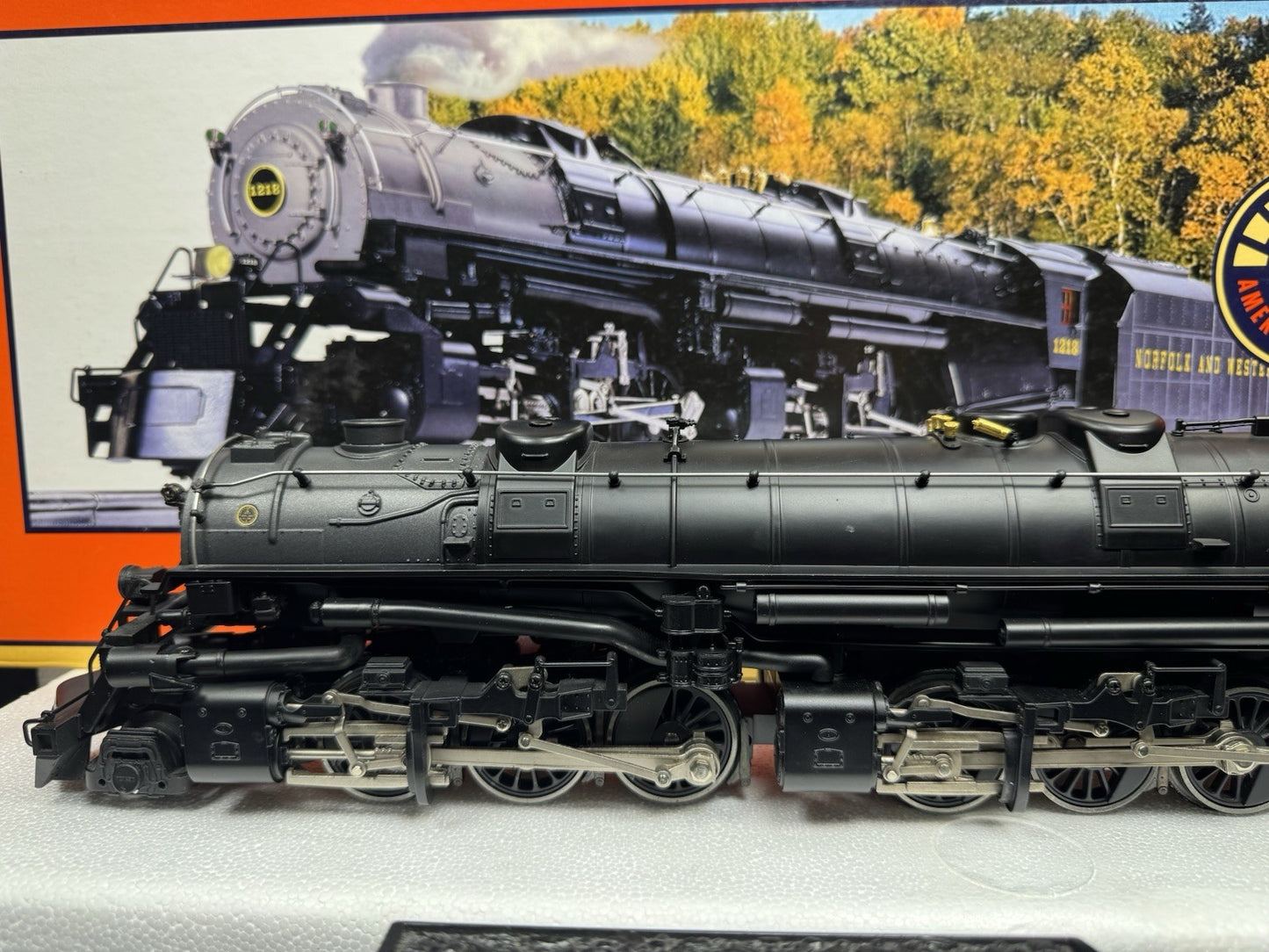 Lionel 6-28052 TMCC Norfolk & Western Class A 2-6-6-4 steam engine #1218 EX2