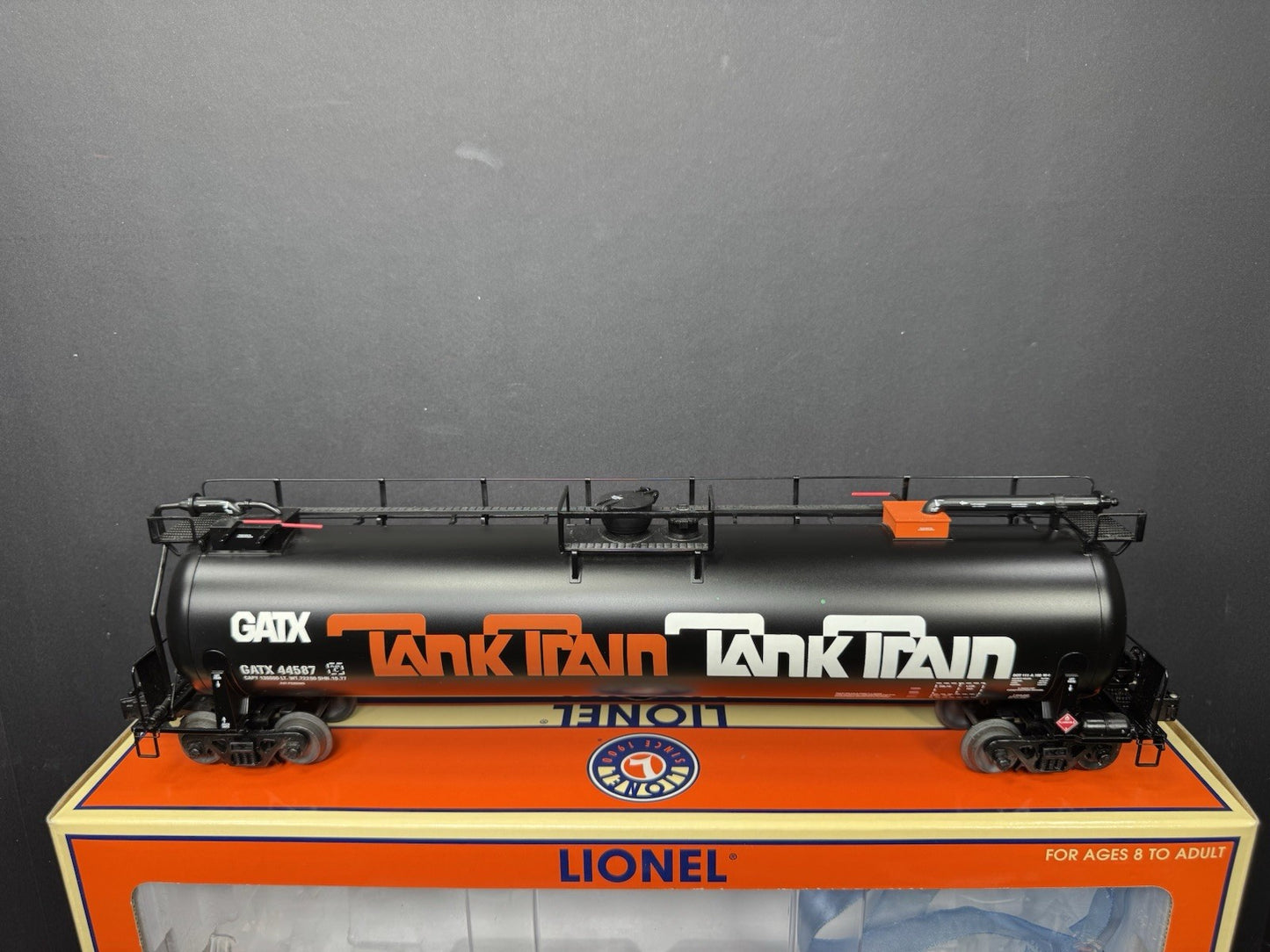 Lionel 6-19639 GATX Tank Train tanker car 3-pack EX1