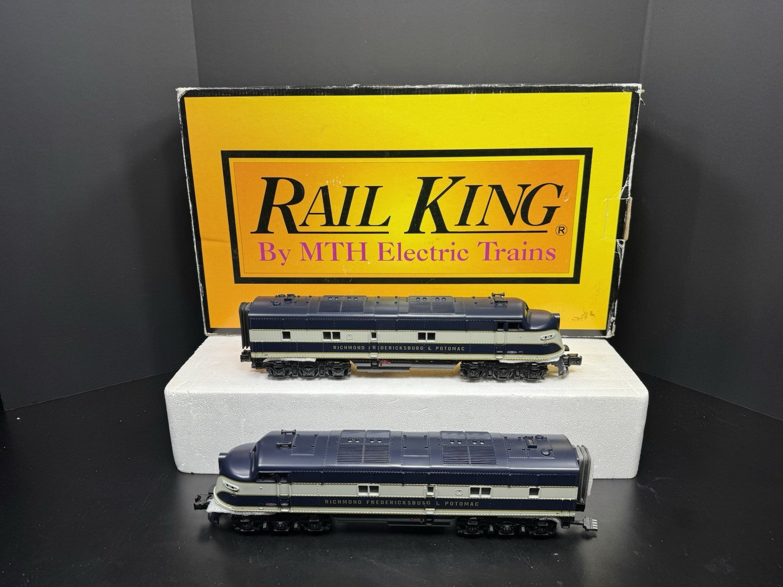 MTH RailKing 30-2970-1 Richmond RF&P E-3 diesel engine AA set PS 2 BCR EX6