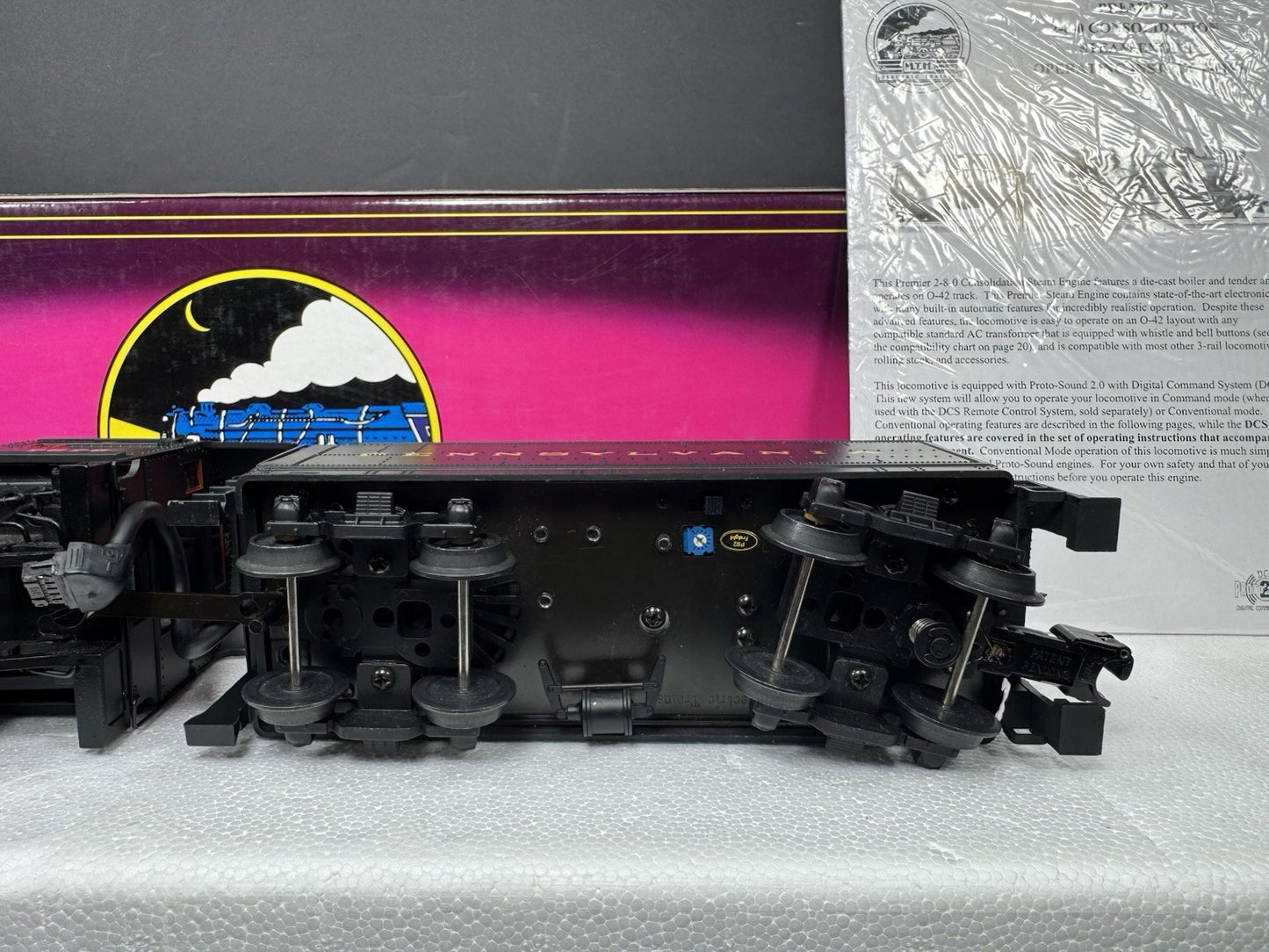 MTH 20-3055-1 Pennsylvania PRR H10s Consolidation steam engine #7676 PS2 EX12