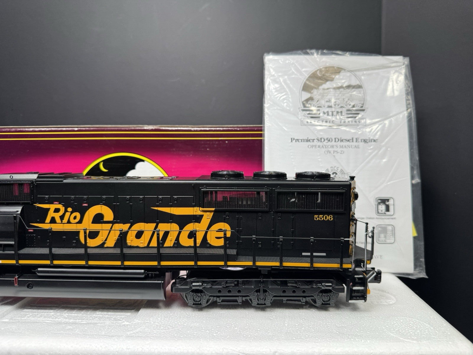 MTH 20-2579-1 Denver & Rio Grande SD50 diesel engine #5506 PS2 BCR LNIB3
