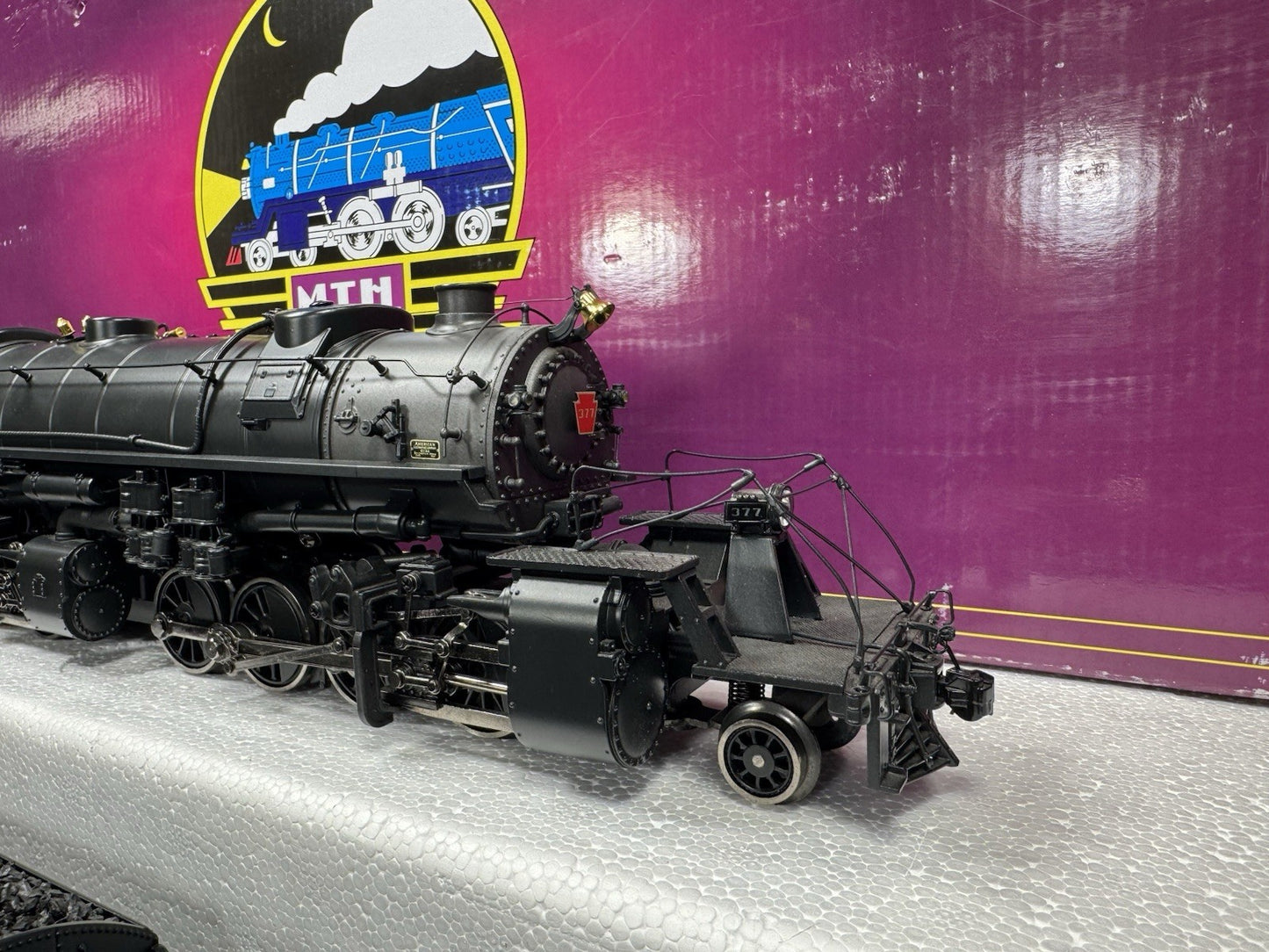 MTH 20-3516-1E Pennsylvania PRR 2-8-8-2 Y-3 steam engine #377 PS3 EX10