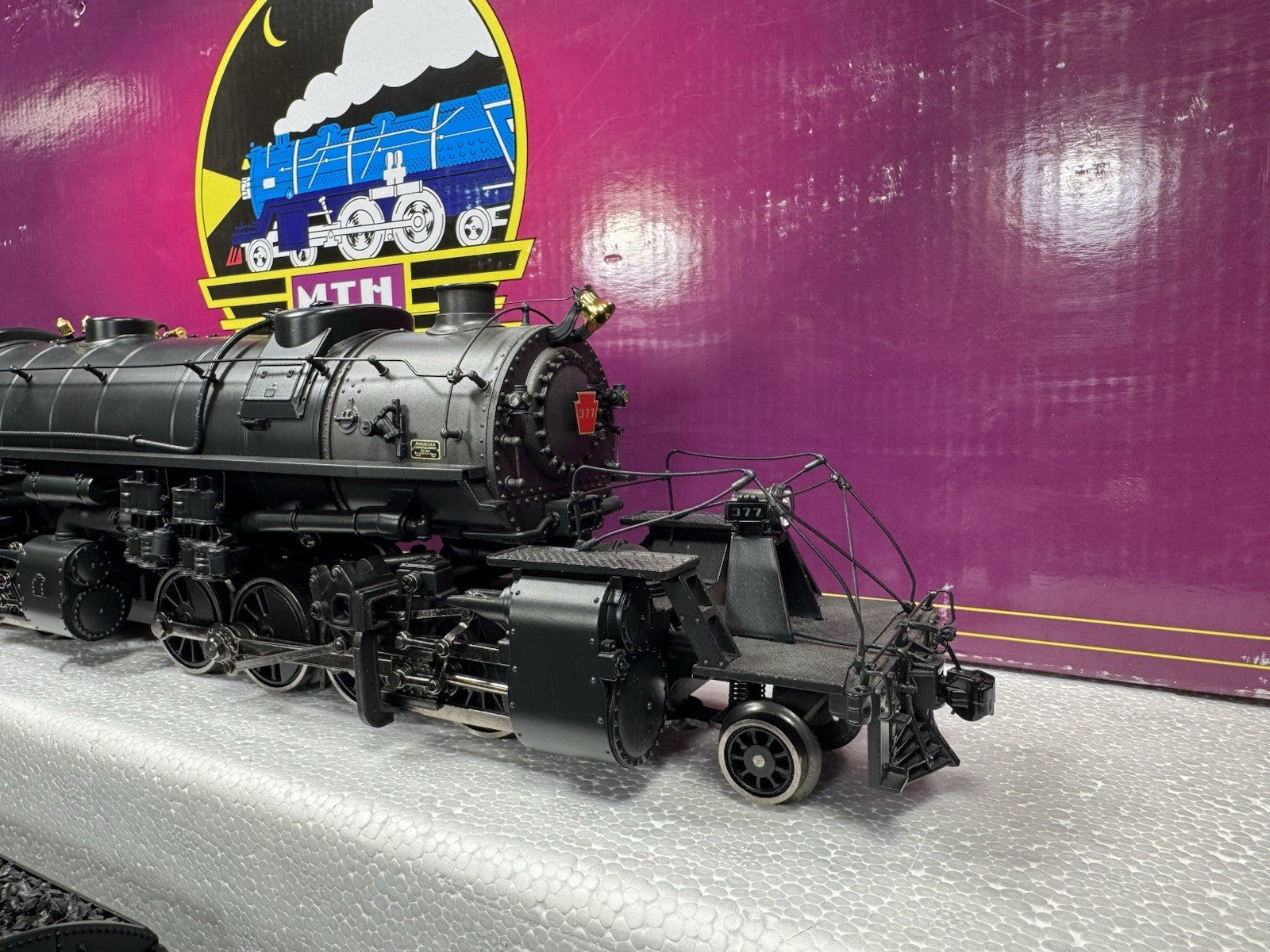 MTH 20-3516-1E Pennsylvania PRR 2-8-8-2 Y-3 steam engine #377 PS3 EX10