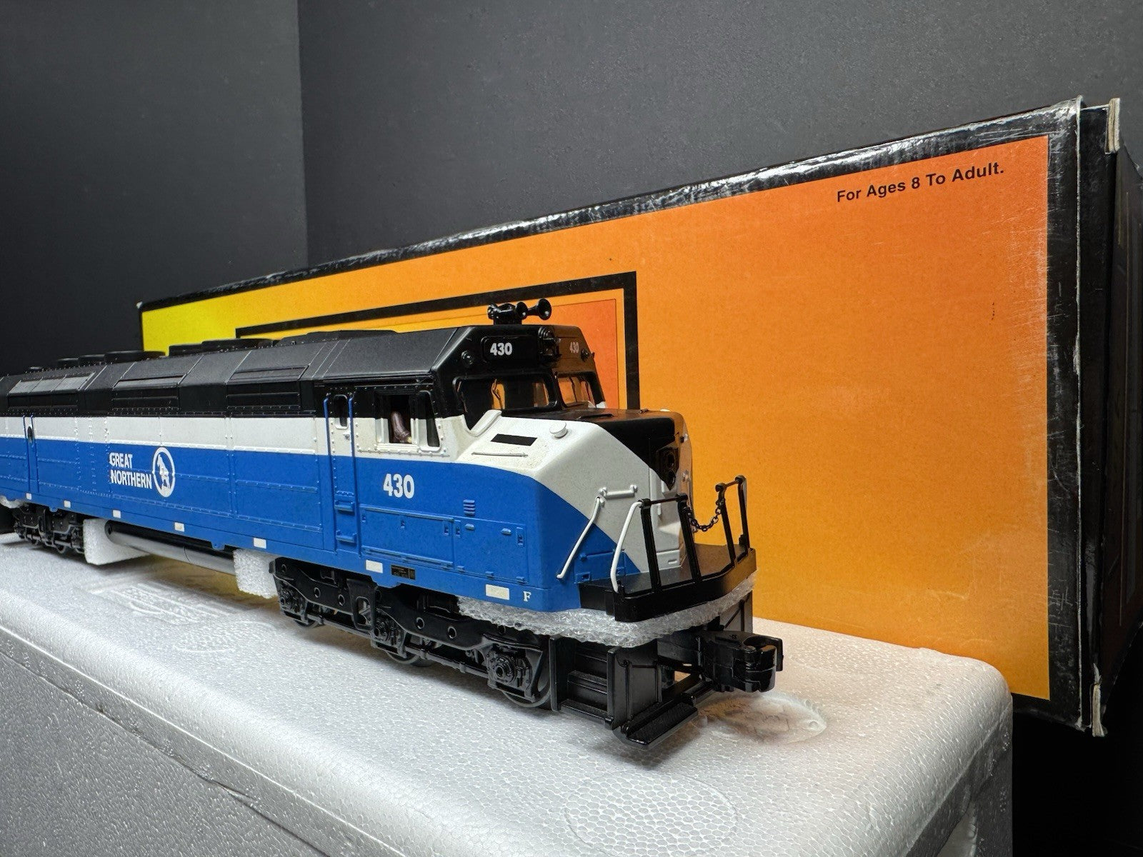 MTH RailKing 30-2459-3 Great Northern GN FP45 nonpowered diesel engine #430 LNIB9