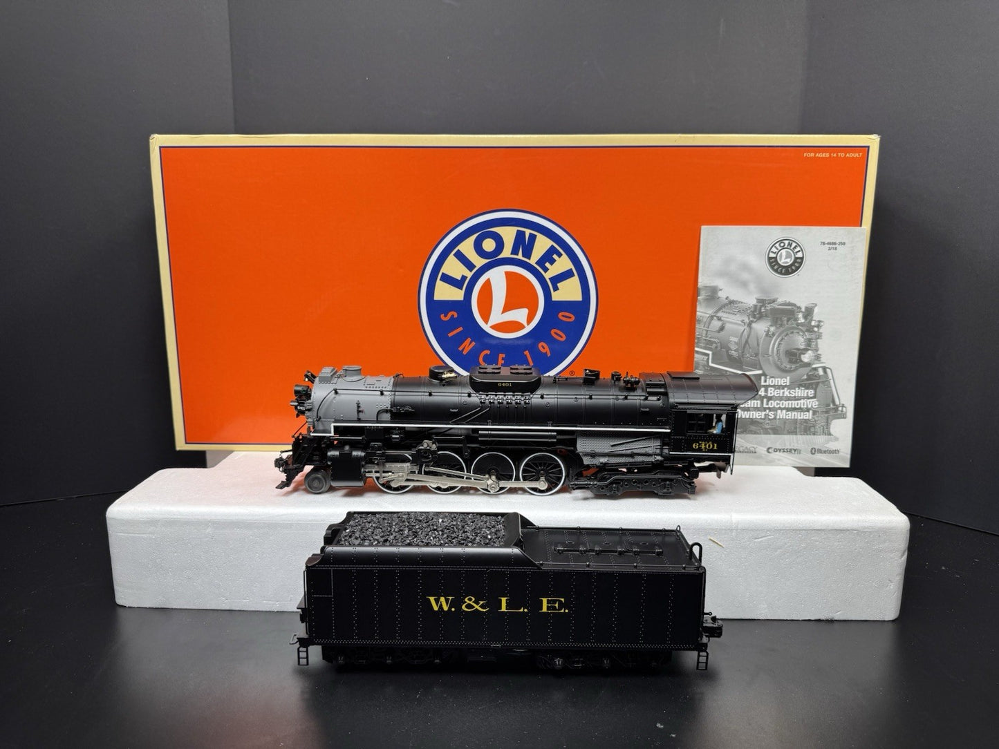 Lionel LEGACY 6-84690 Wheeling & Lake Erie Berkshire steam engine #6401 LNIB0