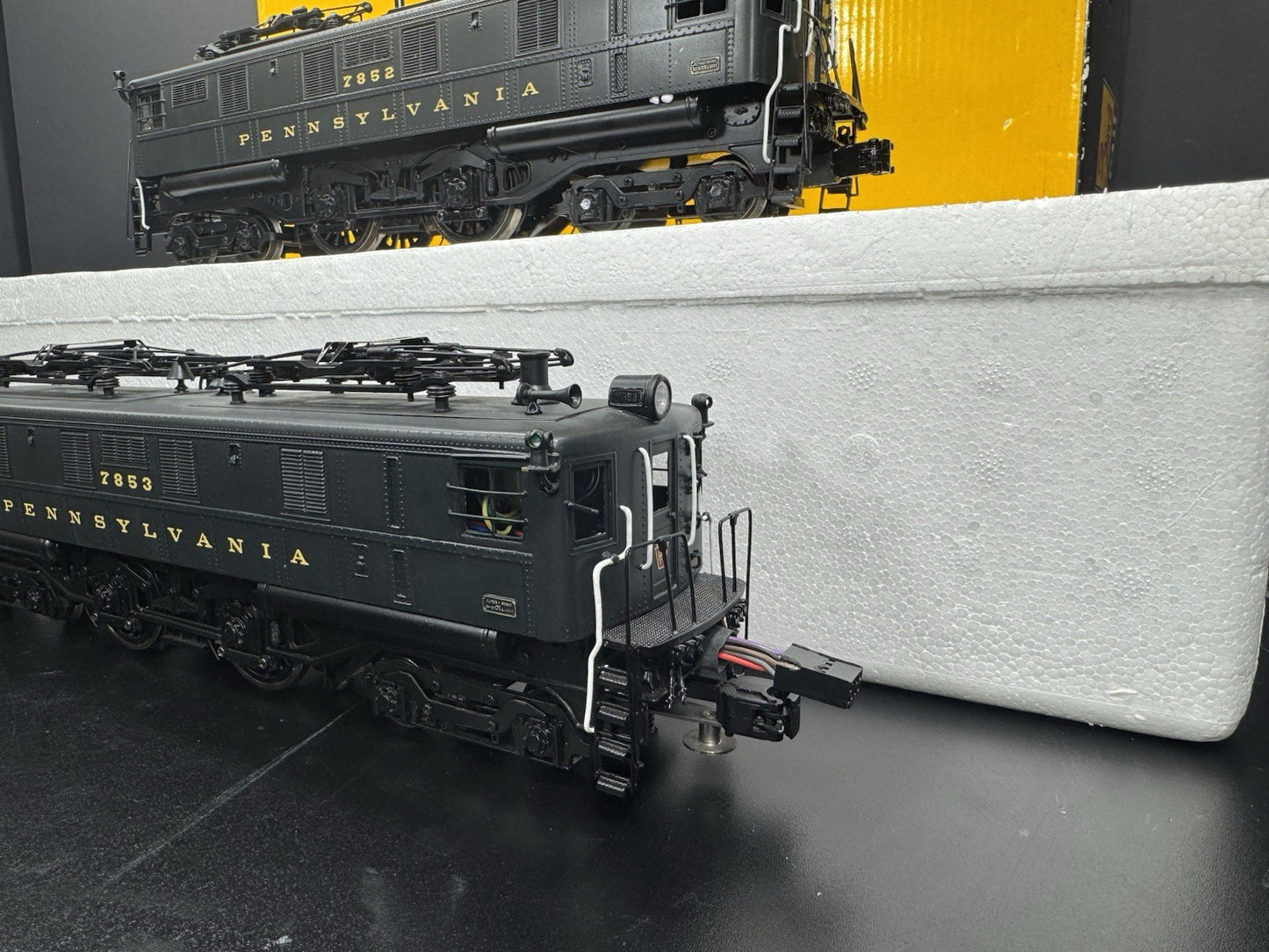 Sunset 3rd Rail brass TMCC Pennsylvania PRR O1a electric engine #7852 #7853 EX11