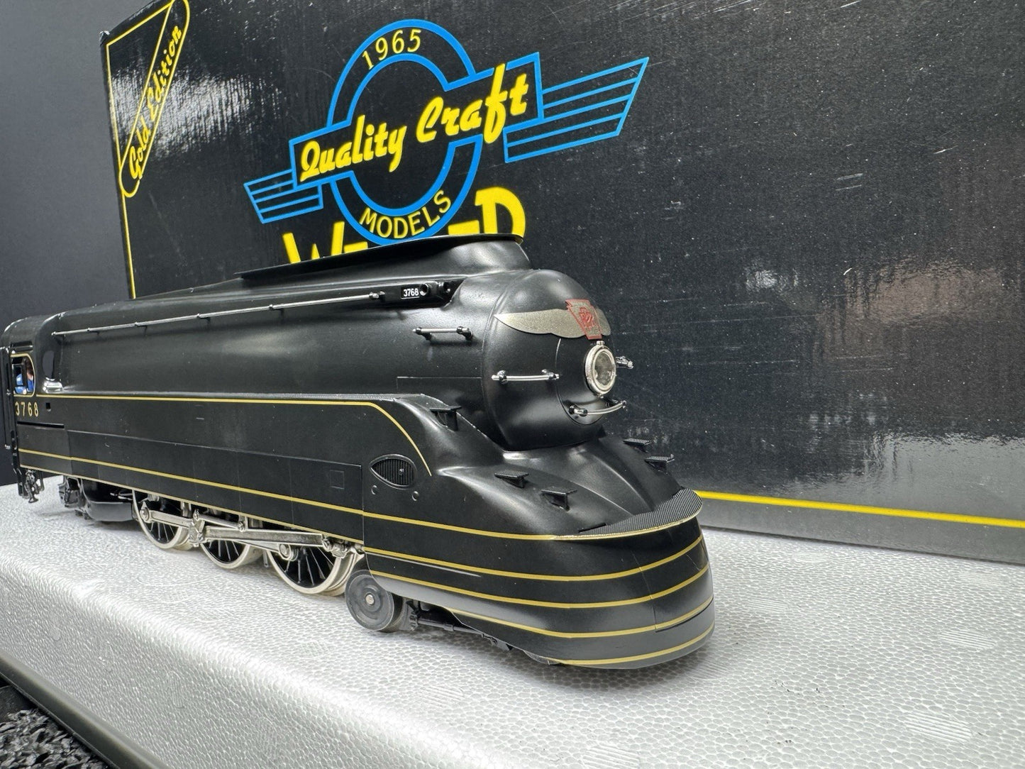 Weaver 3-rail brass Pennsylvania PRR Torpedo 4-6-2 Pacific steam engine #3768 EX8