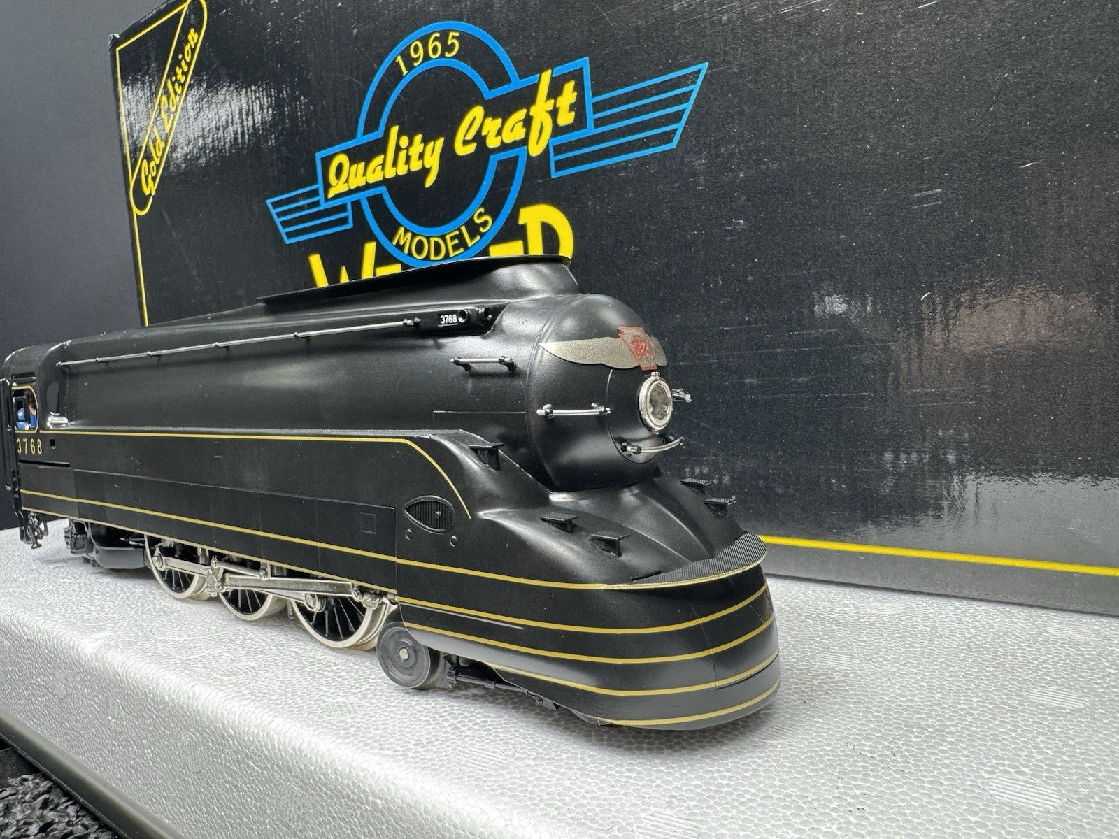 Weaver 3-rail brass Pennsylvania PRR Torpedo 4-6-2 Pacific steam engine #3768 EX8