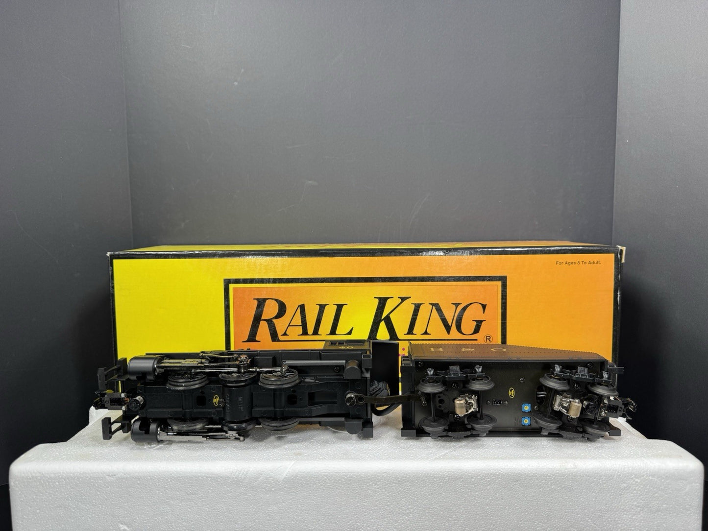 MTH RailKing 30-1346-1 Baltimore & Ohio B&O B-6 steam engine #40 PS2 BCR LNIB10