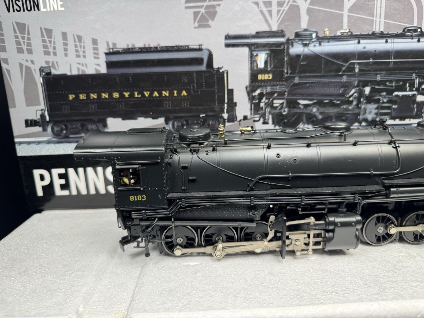 Lionel VISIONLINE 6-11154 Pennsylvania PRR 0-8-8-0 CC2 steam engine #8183 EX3