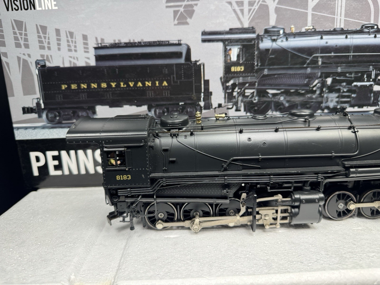 Lionel VISIONLINE 6-11154 Pennsylvania PRR 0-8-8-0 CC2 steam engine #8183 EX3