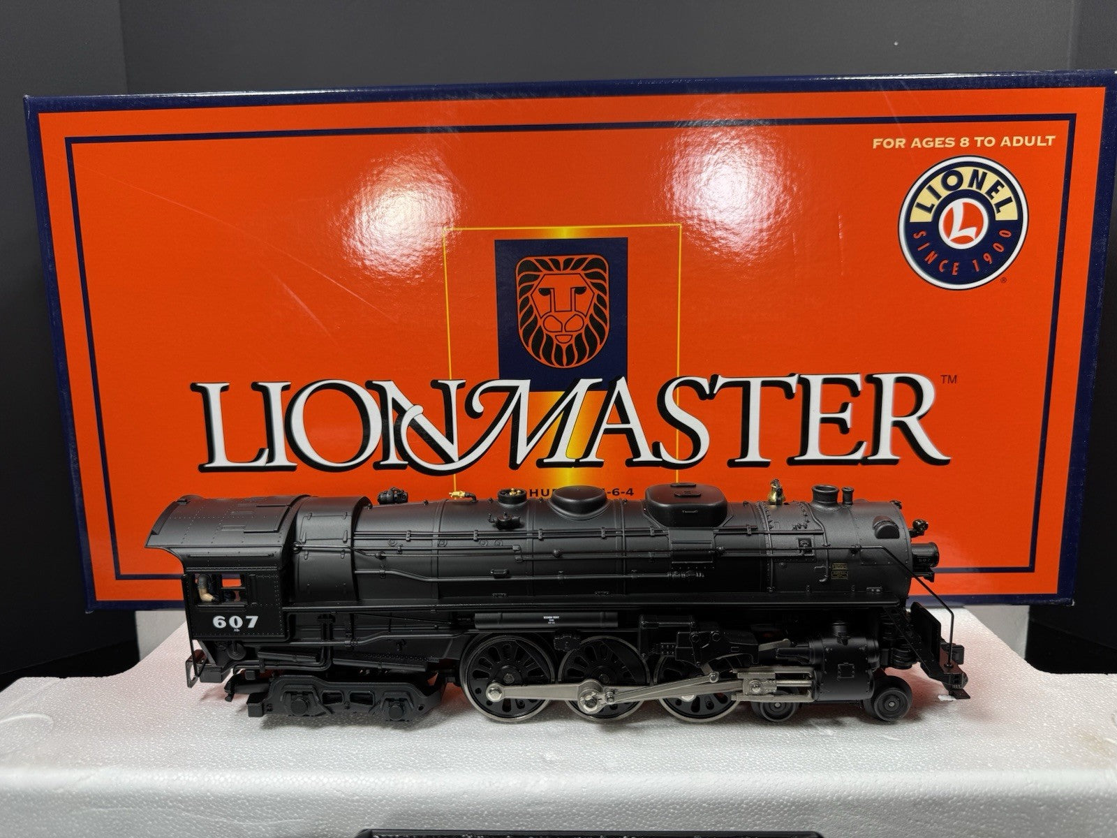 Lionel 6-38086 TMCC Lionmaster Boston & Albany J3a Hudson steam engine #607 LNIB2