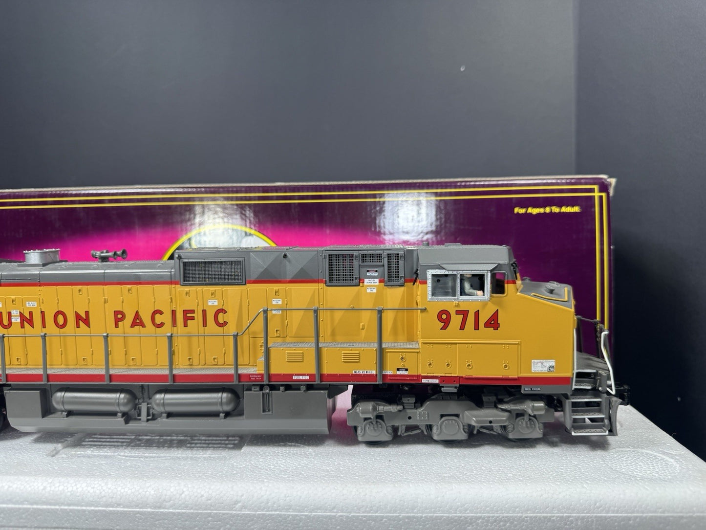 MTH 20-2270-1 Union Pacific UP Dash-9 diesel engine #9714 PS 2.0 BCR EX8