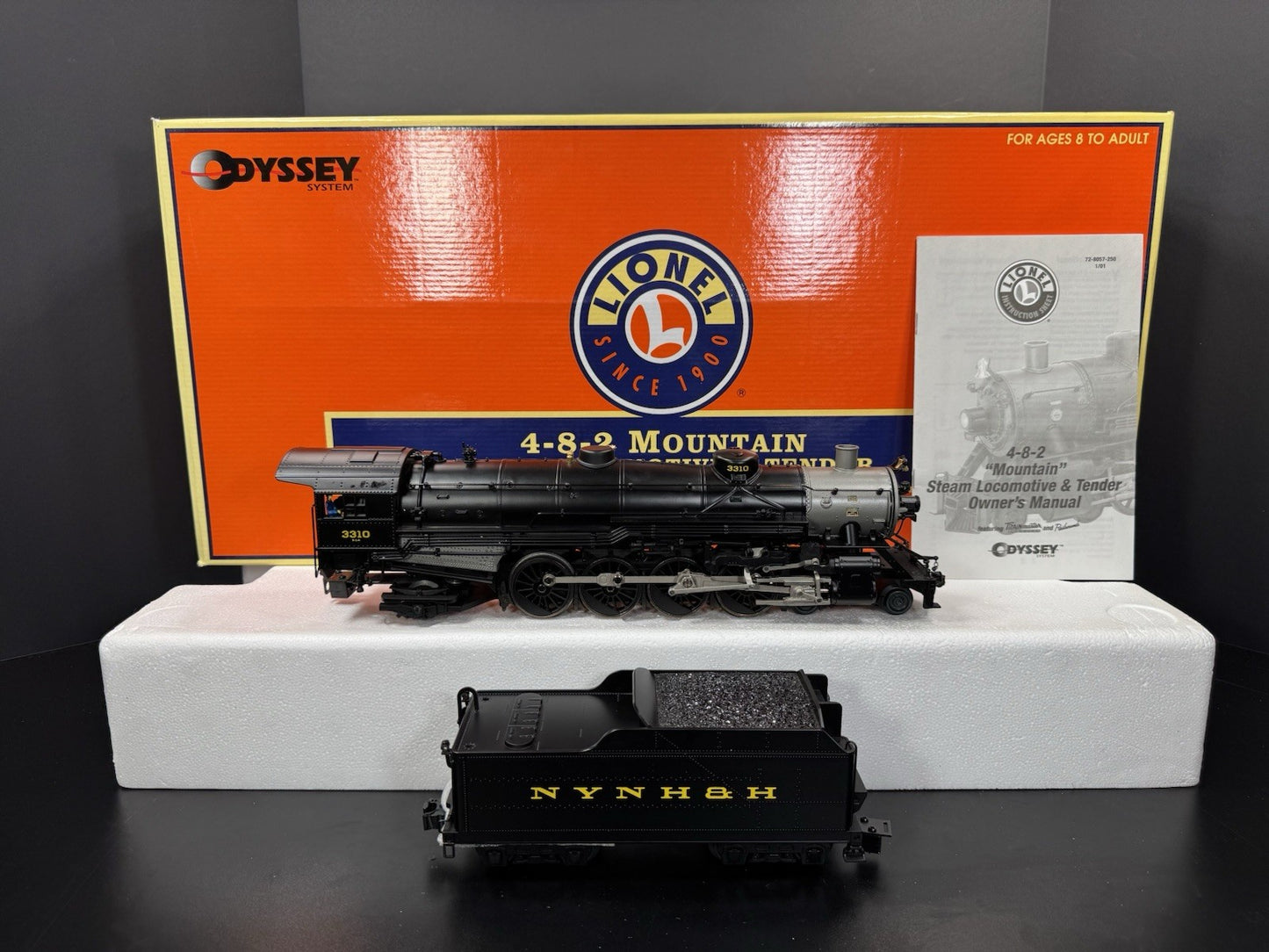 Lionel 6-28058 TMCC NYNH&H New Haven 4-8-2 Mountain steam engine #3310 LNIB6
