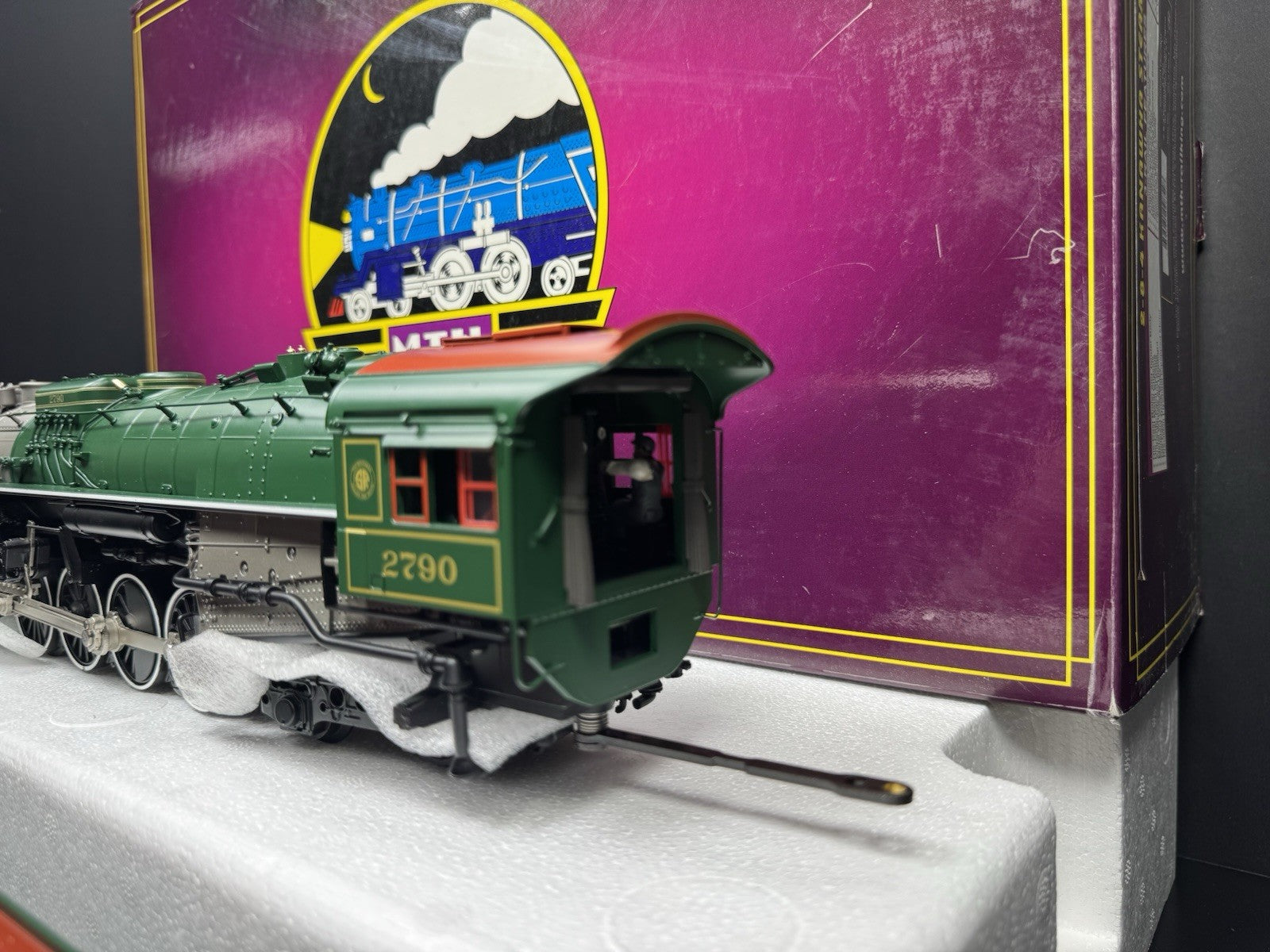 MTH 20-3189-1 Southern 2-8-4 K-4 Kanawha steam engine #2790 PS2 BCR NIB3