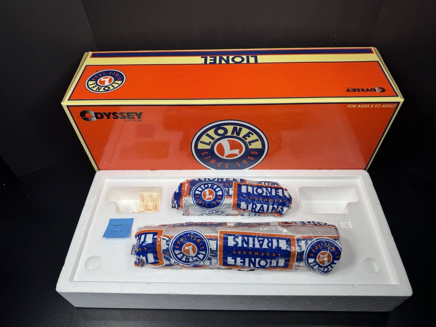Lionel 6-21787 TMCC Jersey Central CNJ Blue Comet steam passenger set EX12