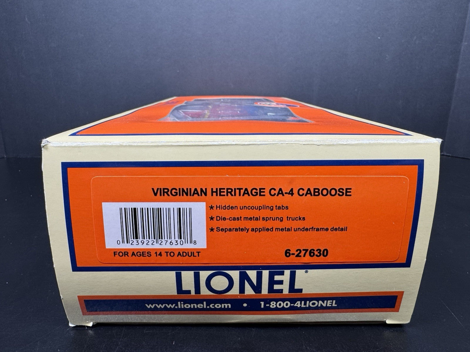 Lionel 6-27630 NS heritage Virginian CA-4 smoking caboose #300 LNIB8