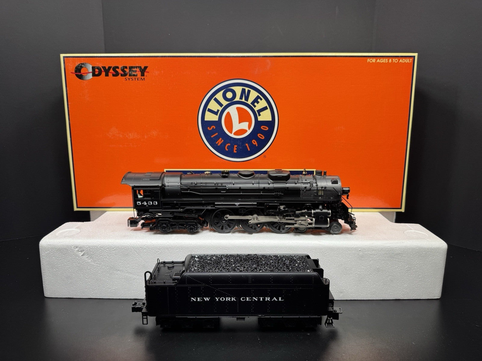 Lionel 6-38041 TMCC New York Central NYC J-3A Hudson steam engine #5433 LNIB6