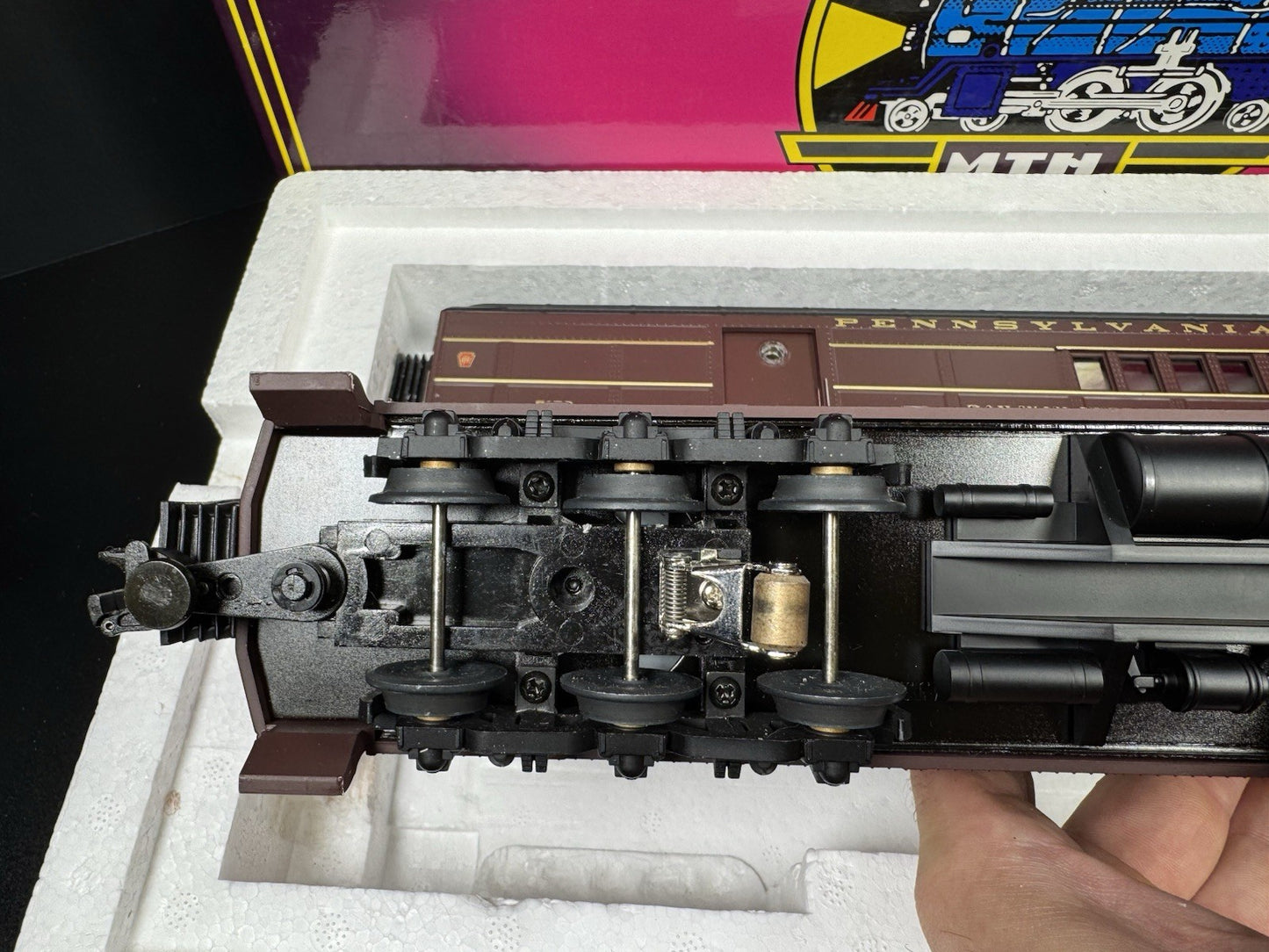 MTH 20-4125 Pennsylvania PRR 70' Madison combine / diner 2-car set LNIB4