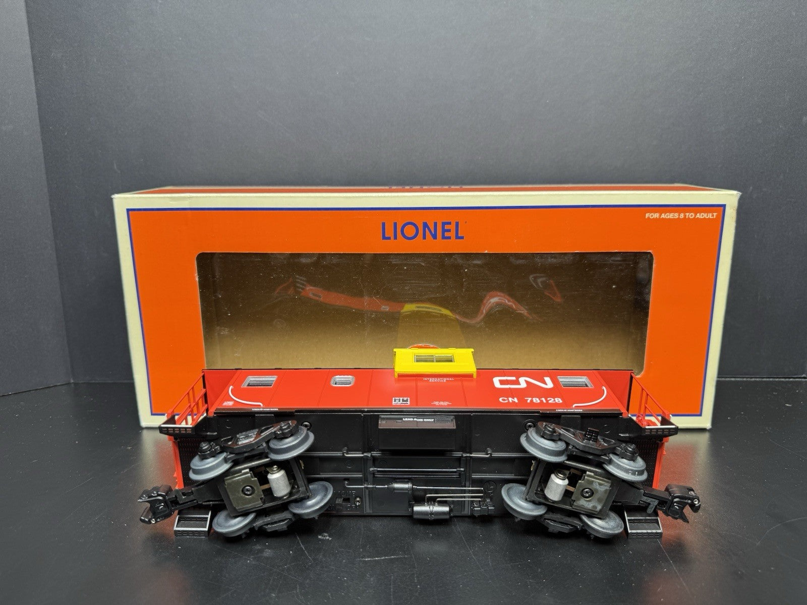 Lionel 6-17697 Canadian National CN extended vision smoking caboose #78128 LNIB8