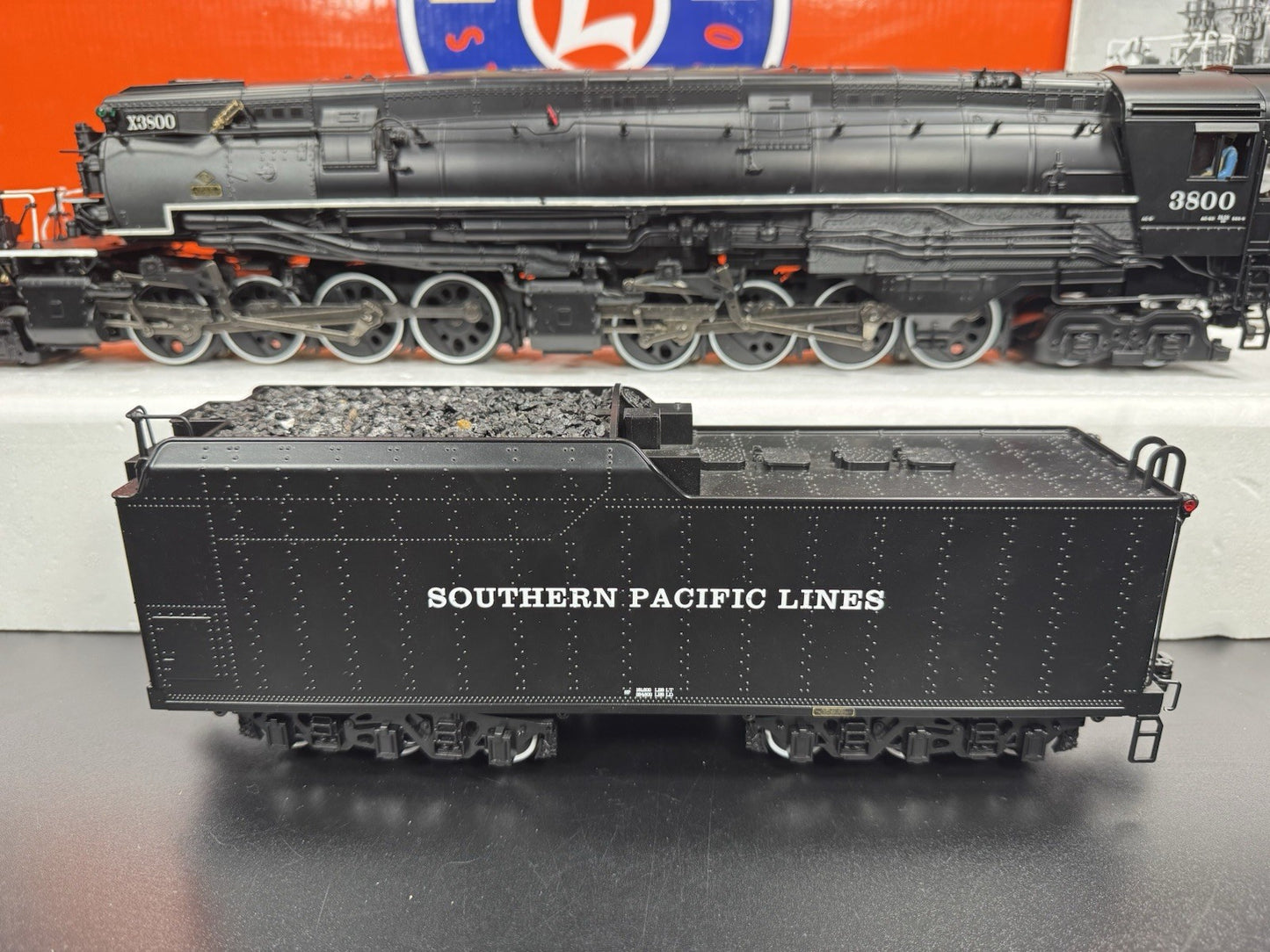 Lionel LEGACY 6-84248 Southern Pacific SP AC-9 steam engine #3800 EX6
