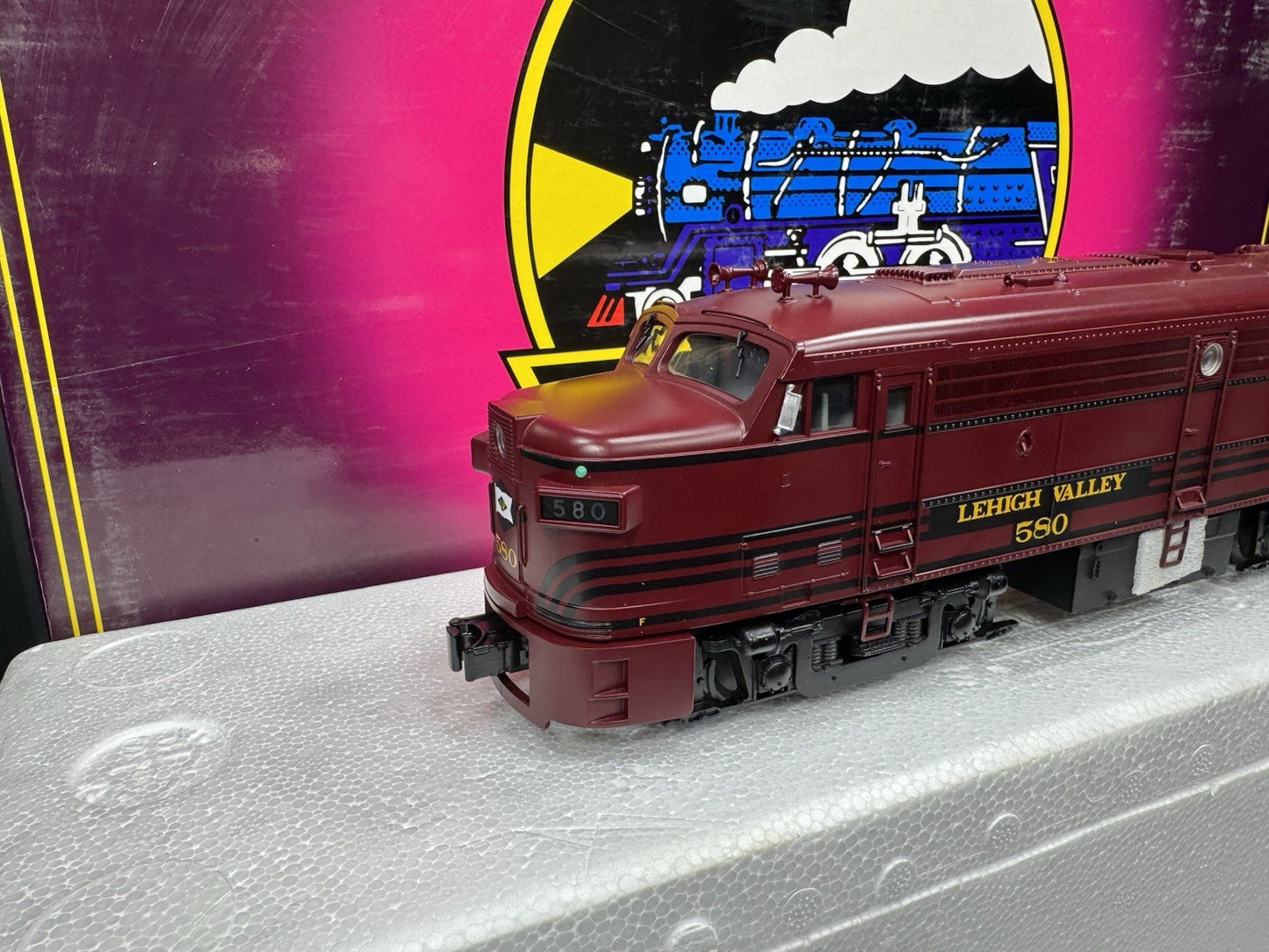 MTH 20-2241-1 Lehigh Valley LV FA-2 diesel engine ABA set PS 2.0 BCR NIB1