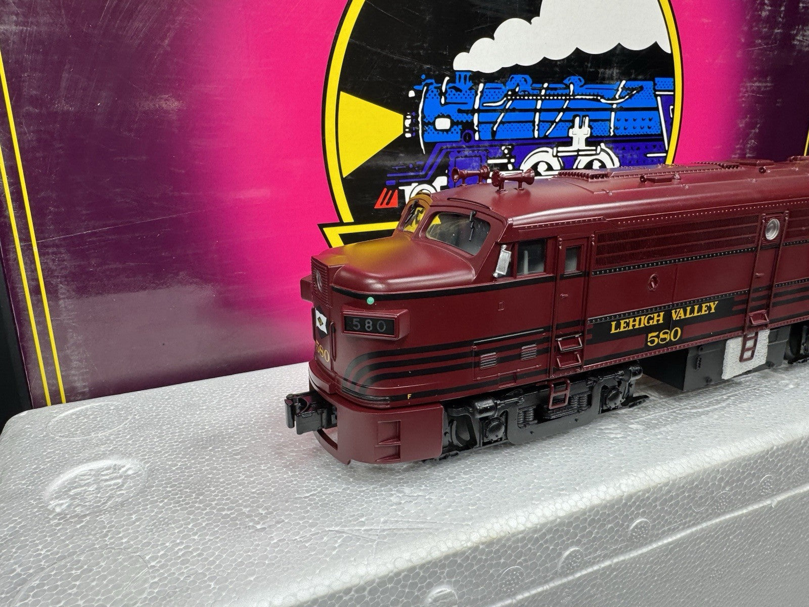 MTH 20-2241-1 Lehigh Valley LV FA-2 diesel engine ABA set PS 2.0 BCR NIB1