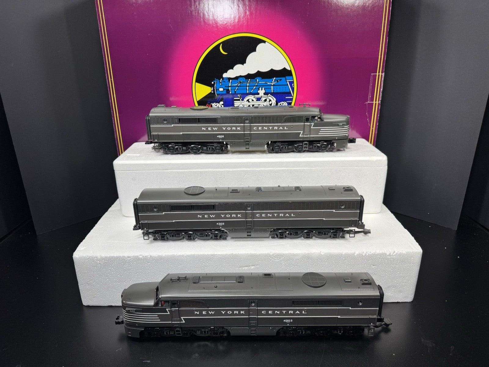 MTH 20-2476-1 New York Central NYC Alco PA diesel engine ABA set PS2 BCR EX6