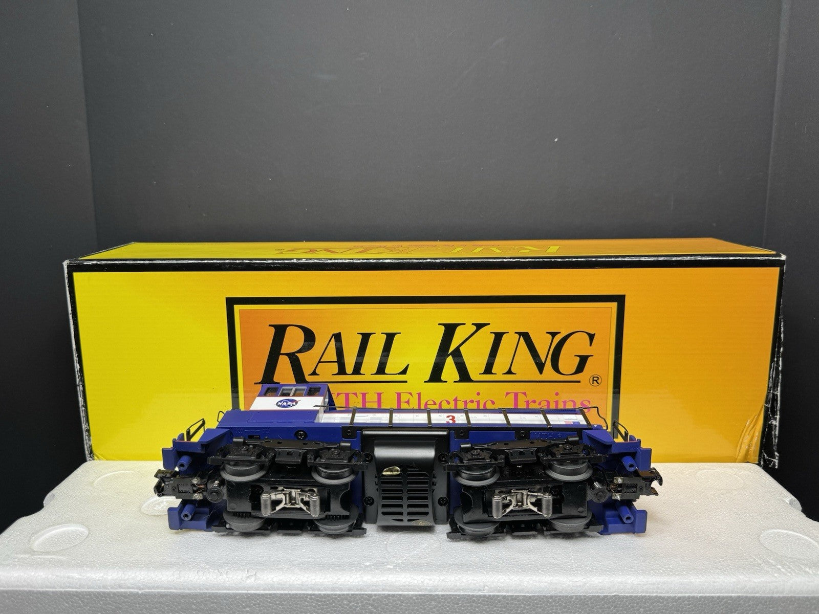 MTH RailKing 30-20071-1 NASA SW1500 diesel switcher engine #3 PS3 LNIB HTF8
