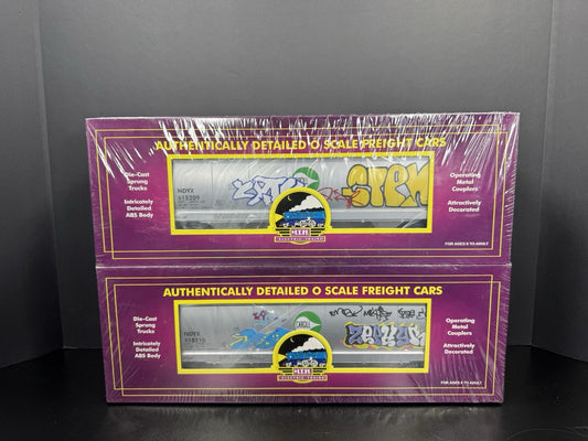 MTH 20-97524 Cargill 3-bay centerflow hopper car with graffiti 2-pack NIB0