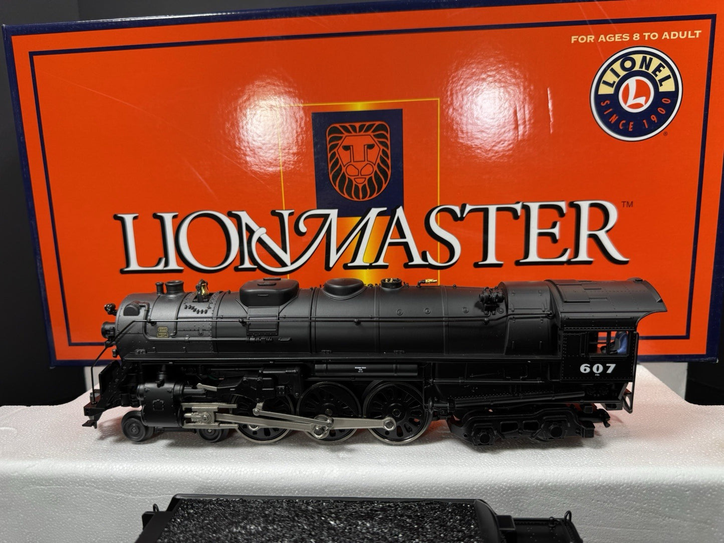 Lionel 6-38086 TMCC Lionmaster Boston & Albany J3a Hudson steam engine #607 LNIB7