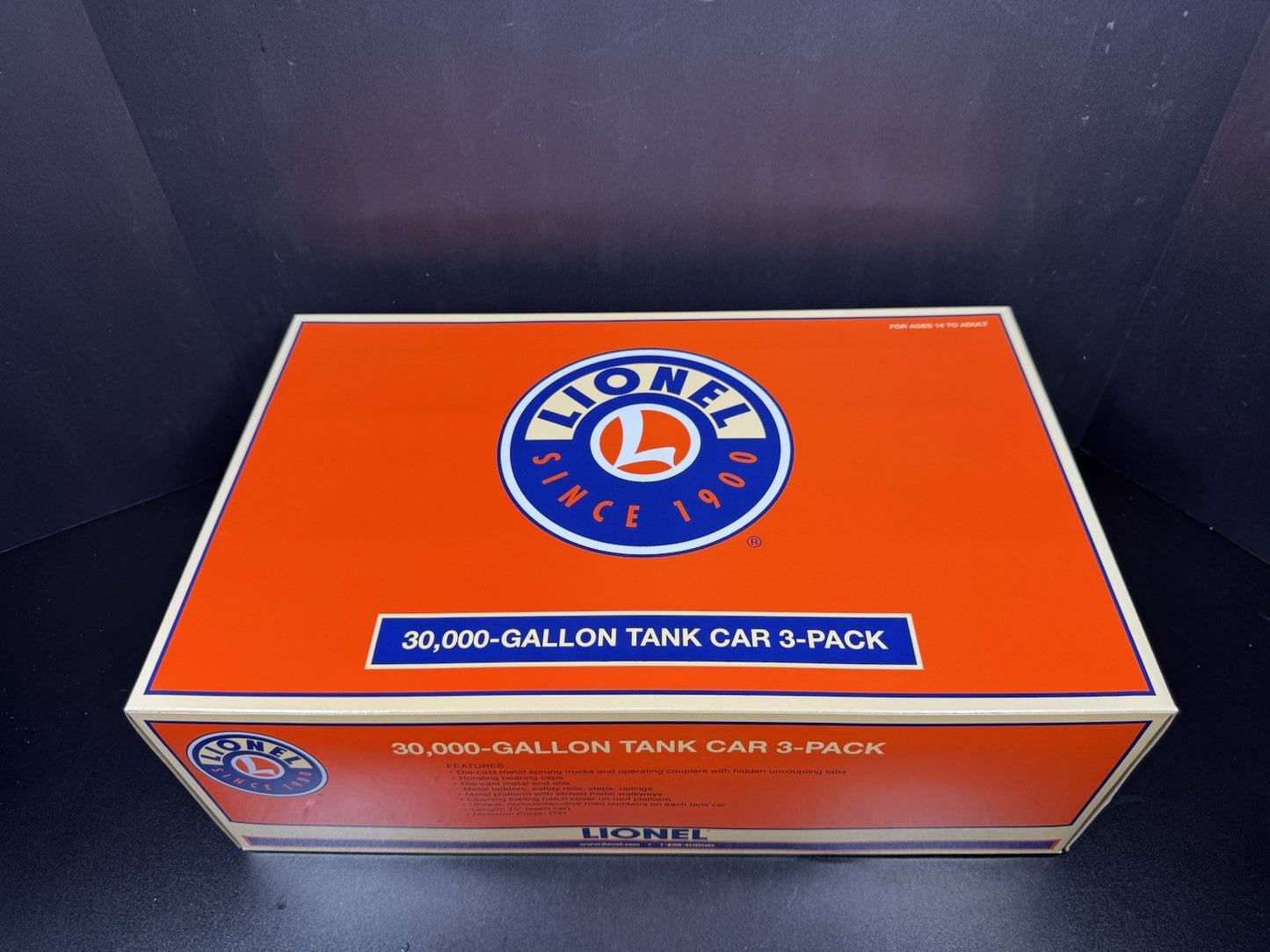 Lionel 1926760 CTXC 30k gallon tank car 3-pack LNIB8