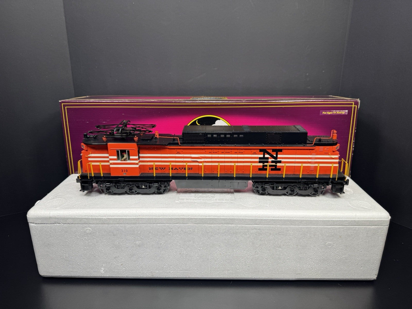 MTH 20-5601-1 New Haven NH E33 electric engine #310 PS2 BCR LNIB0