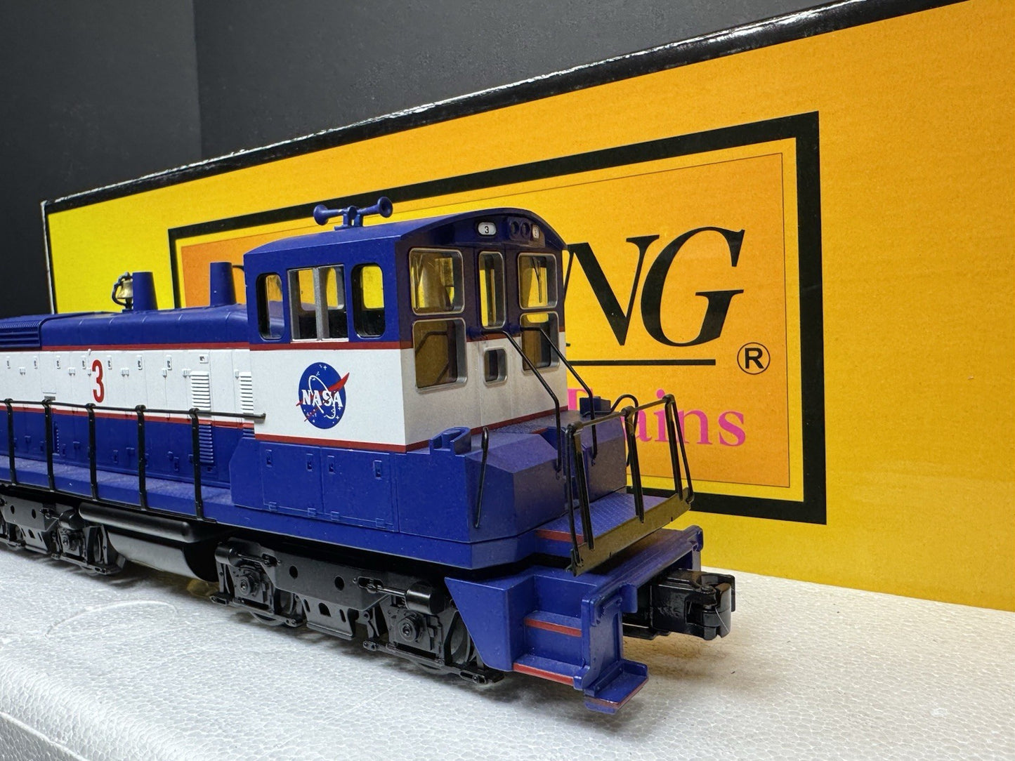 MTH RailKing 30-20071-1 NASA SW1500 diesel switcher engine #3 PS3 LNIB HTF3
