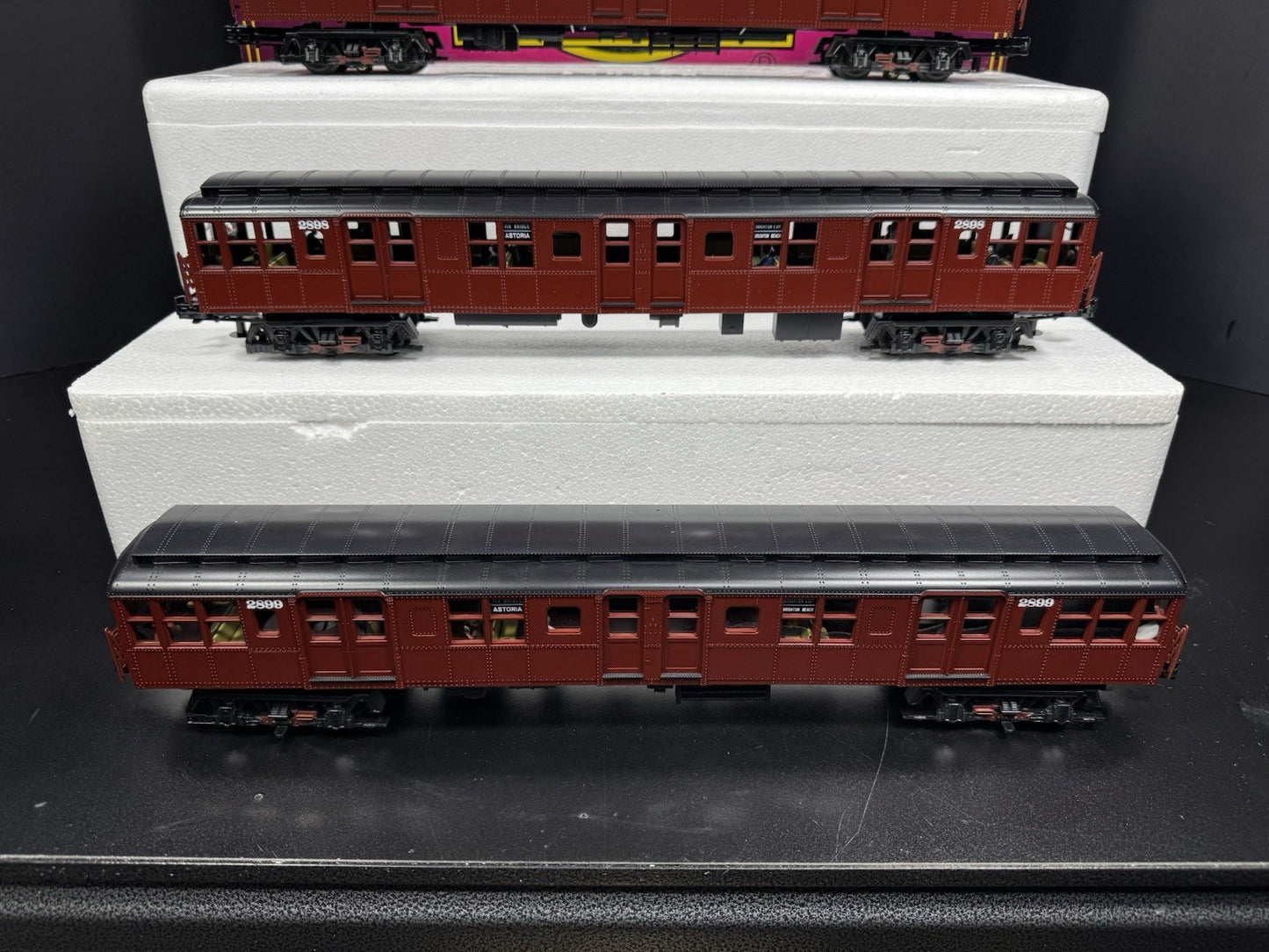 MTH 20-2675-3 BMT Standards subway nonpowered 3-car add-on set LNIB7