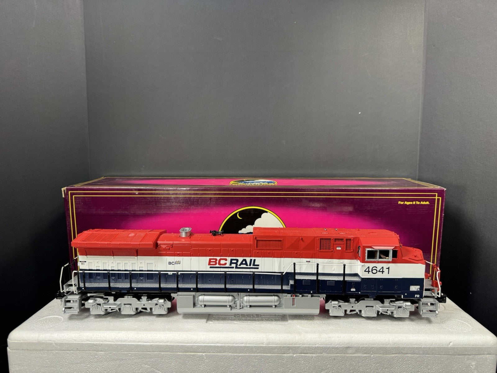 MTH 20-2429-3 BC Rail Dash-9 nonpowered diesel engine #4641 LNIB5