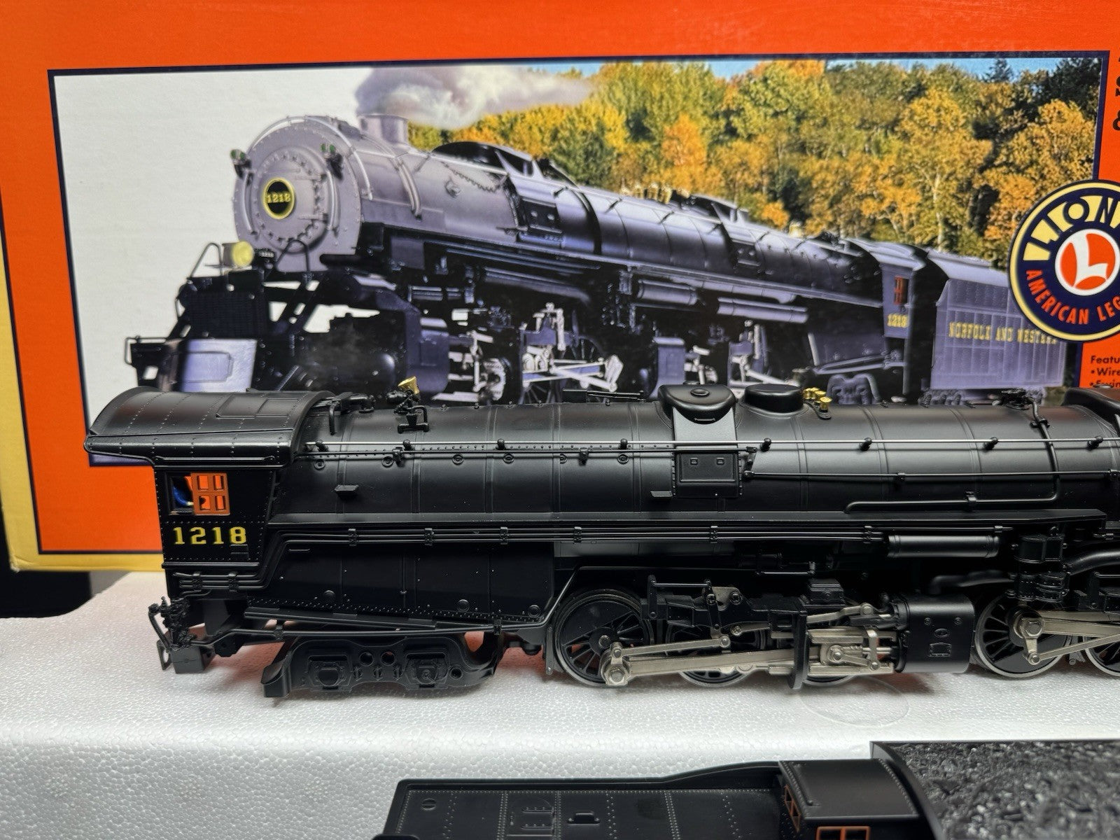 Lionel 6-28052 TMCC Norfolk & Western Class A 2-6-6-4 steam engine #1218 EX8