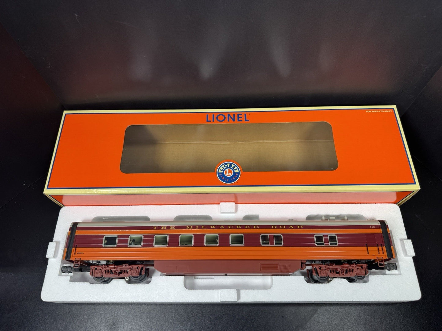 Lionel 6-29199 Milwaukee Road Hiawatha 18" aluminum StationSounds diner car LNIB13