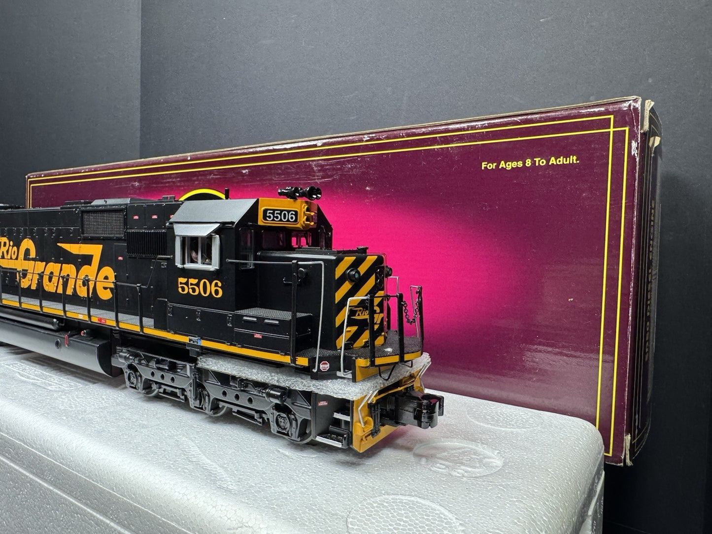 MTH 20-2579-1 Denver & Rio Grande SD50 diesel engine #5506 PS2 BCR LNIB9