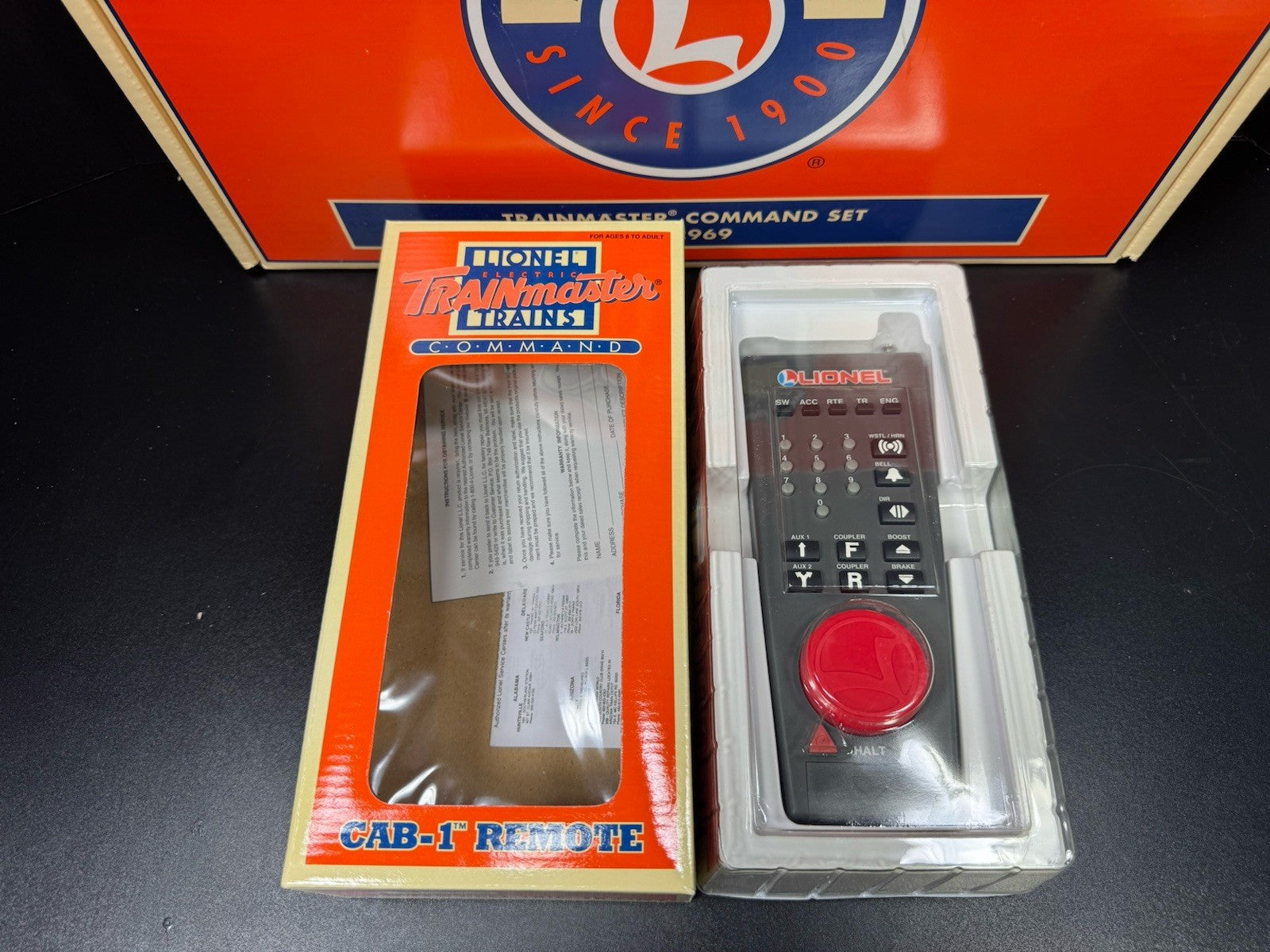 Lionel 6-12969 TMCC CAB-1 Trainmaster command set NIB NOS1