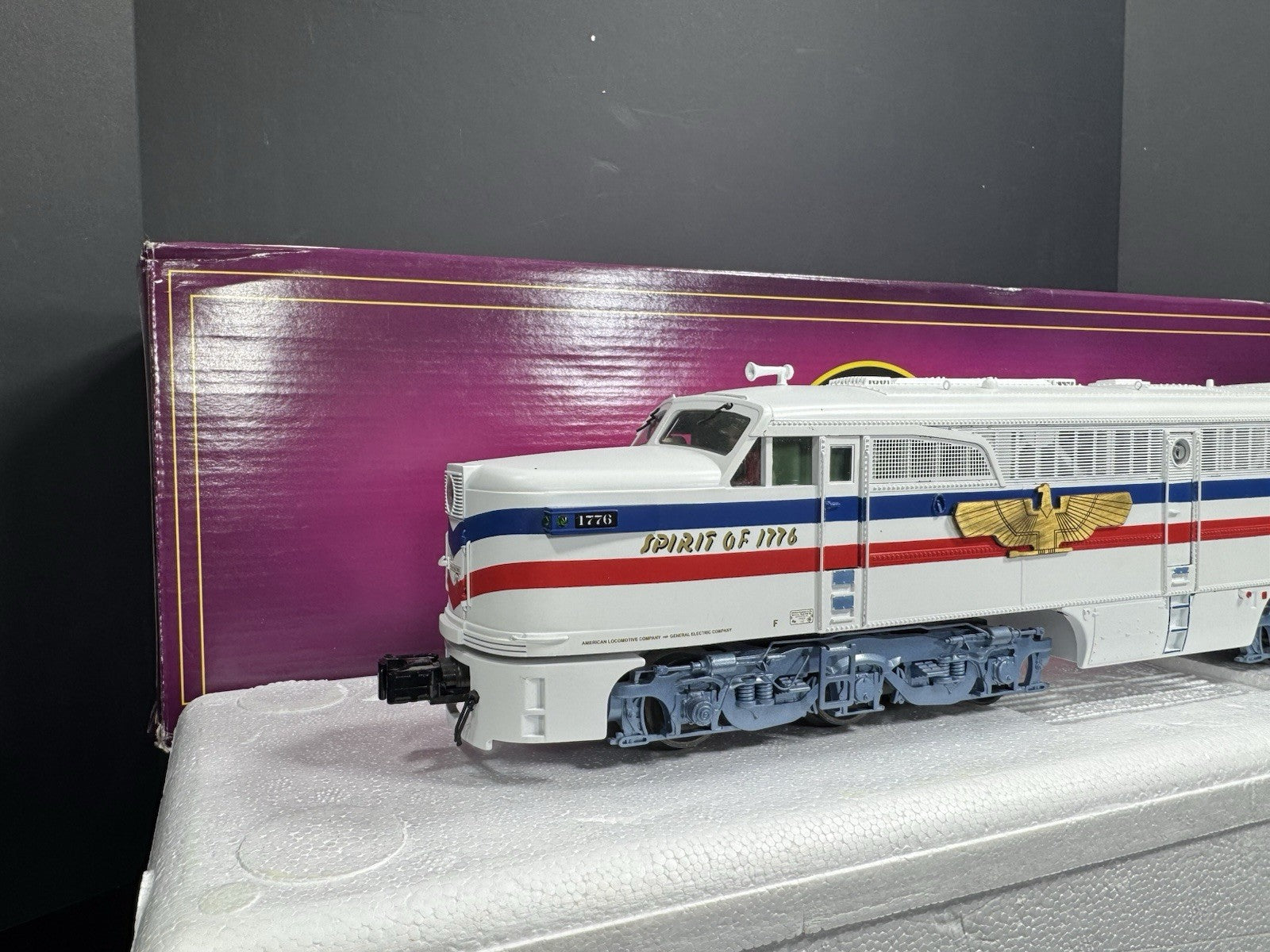 MTH 20-2967-1E American Freedom Alco PA diesel engine #1776 PS2 BCR LNIB1