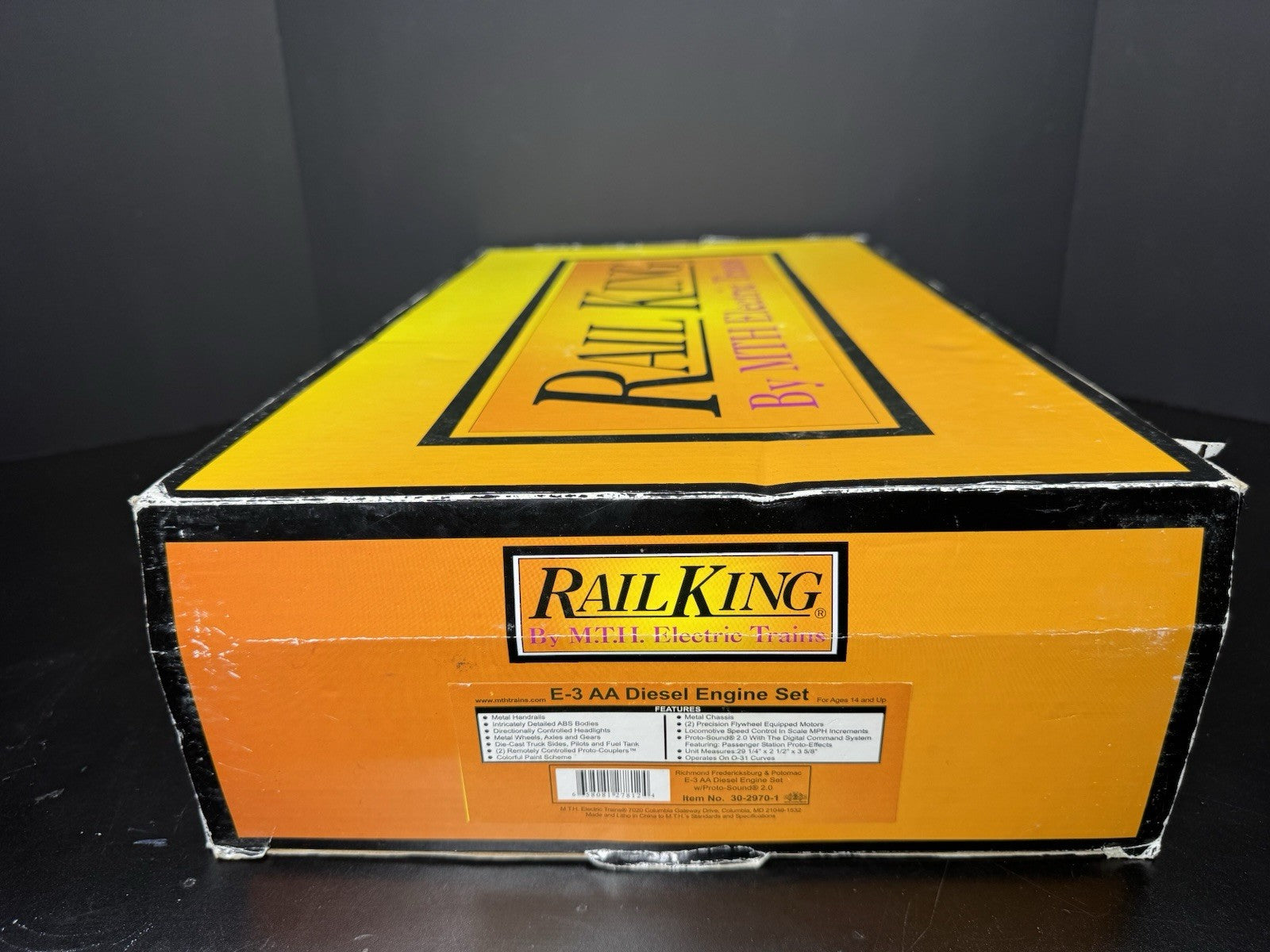 MTH RailKing 30-2970-1 Richmond RF&P E-3 diesel engine AA set PS 2 BCR EX17